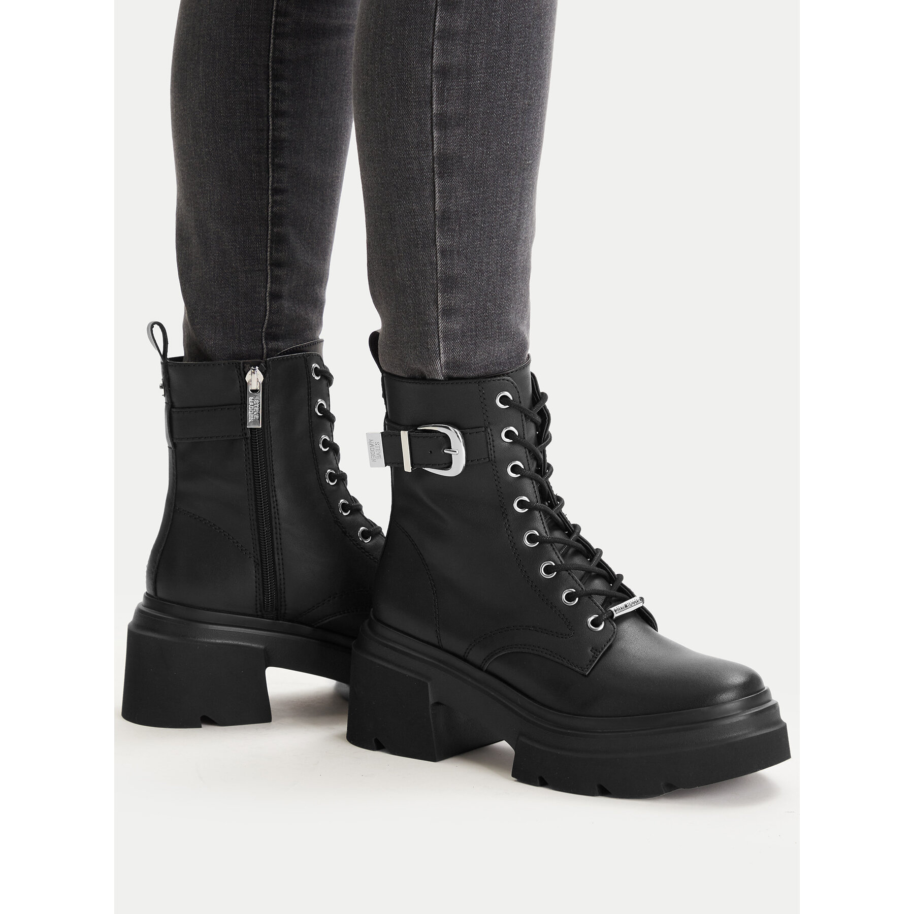 Ghete Steve Madden Braker SM11005039 Negru