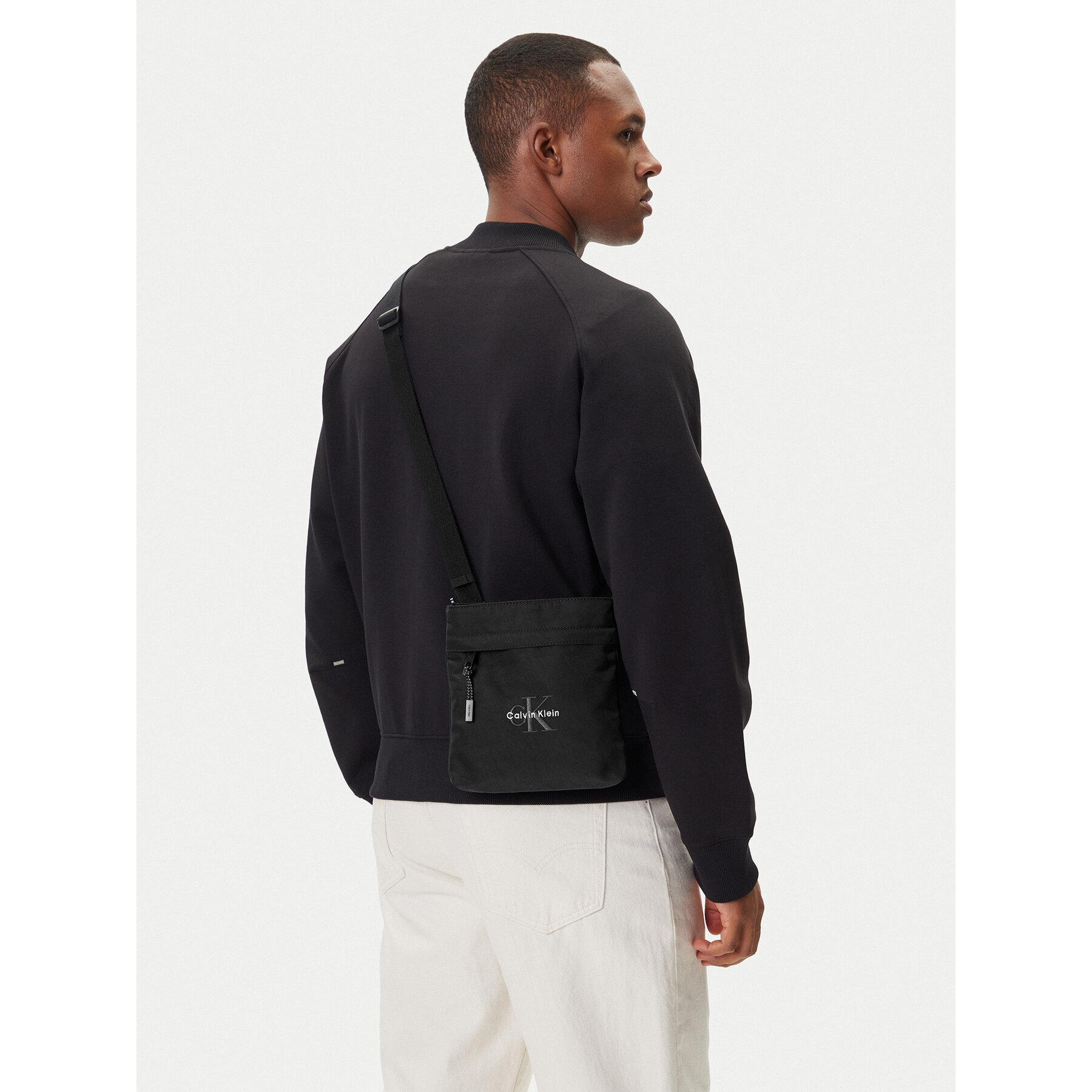 Ľadvinka Calvin Klein Bold Flatpack LV04D3178G Béžová