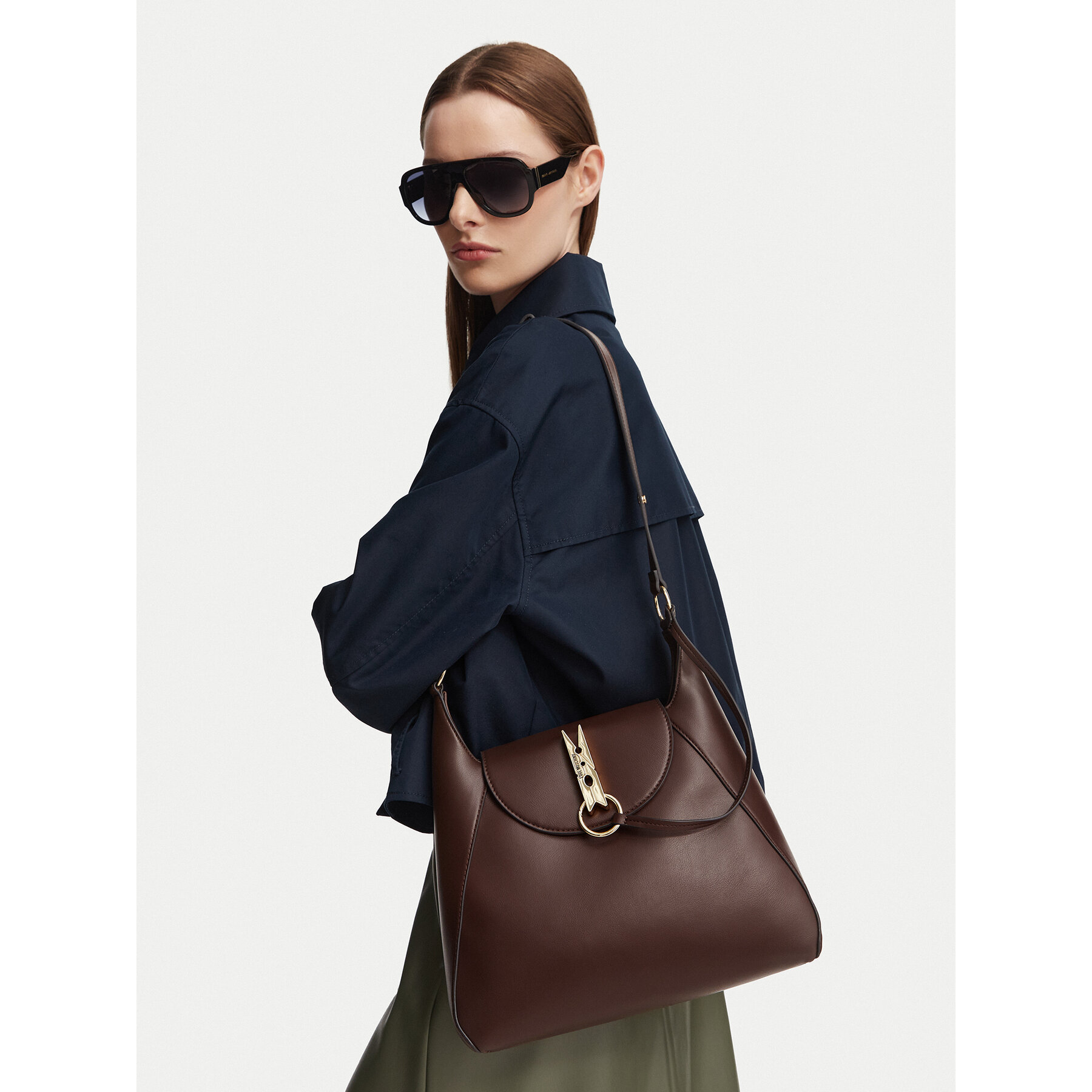 Geantă LOVE MOSCHINO JC4028PP1PLI0300 Maro