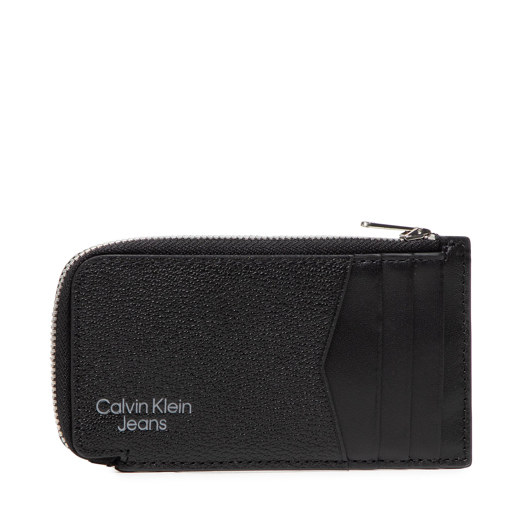 Etui pentru carduri Calvin Klein Jeans Micro Pebble J Card Pass K50K508904 BDS BDS
