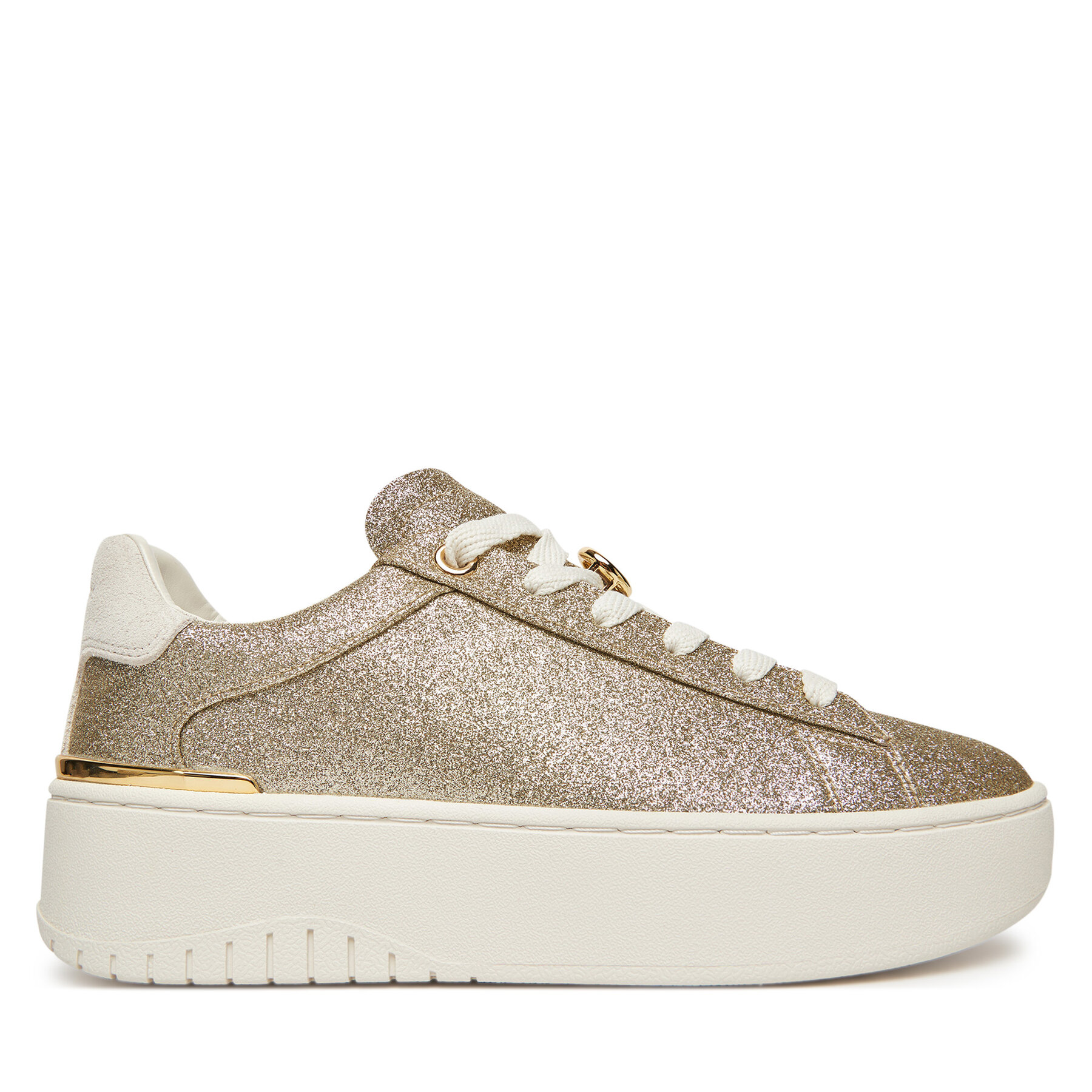 Sneakersy MICHAEL Michael Kors Dottie 43F5DTFS1M Zlatá