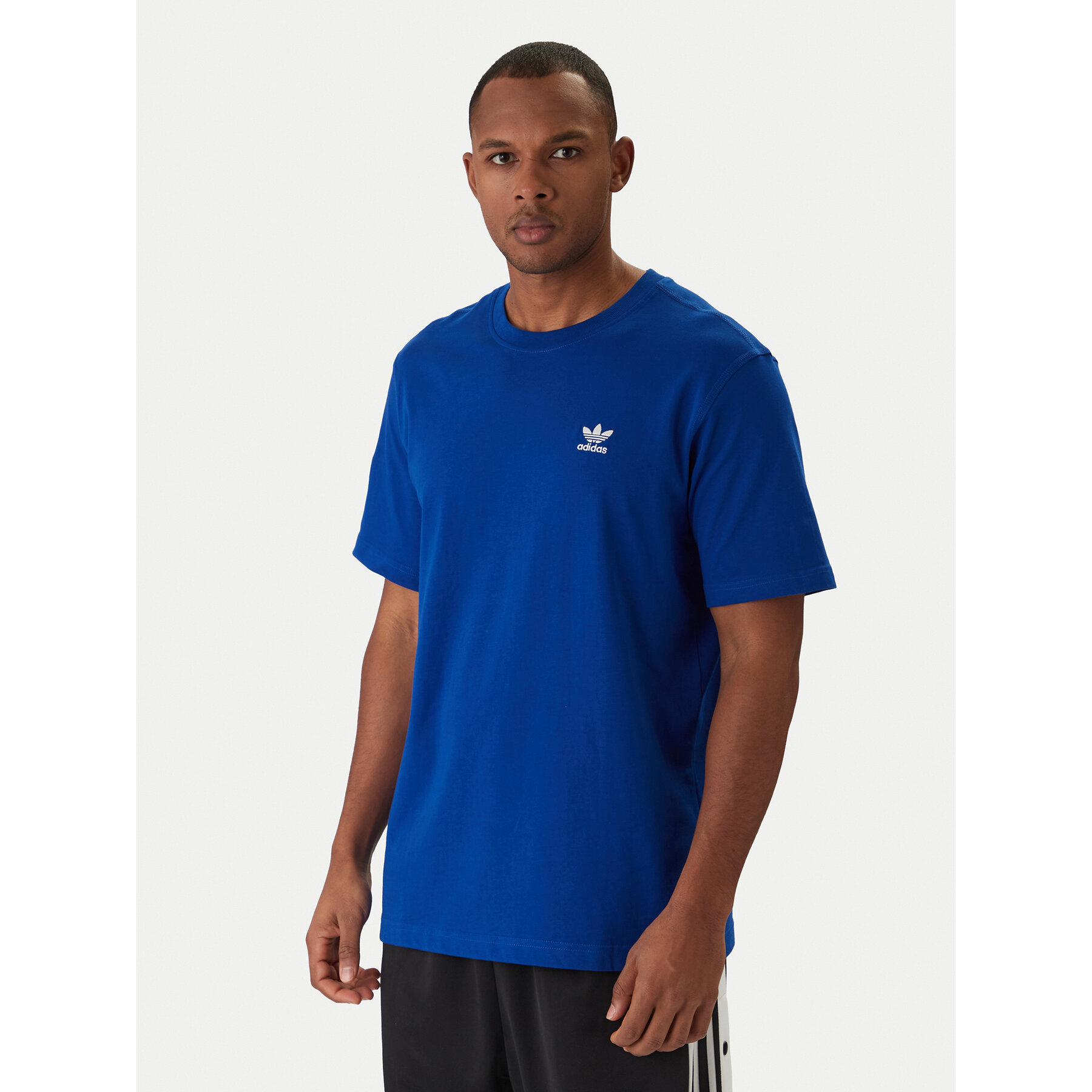 adidas T-Shirt Trefoil Essentials KD1316 Μπλε Regular Fit