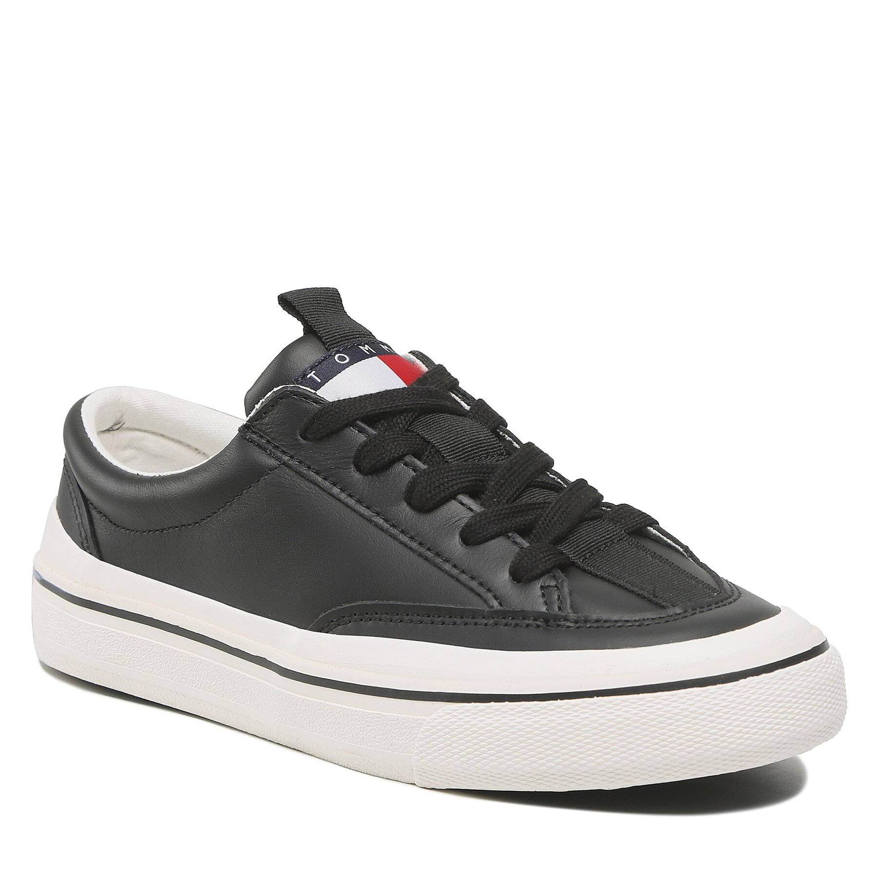 Sneakers Tommy Jeans Leather Vulc Ess EN0EN01932 Black BDS 38
