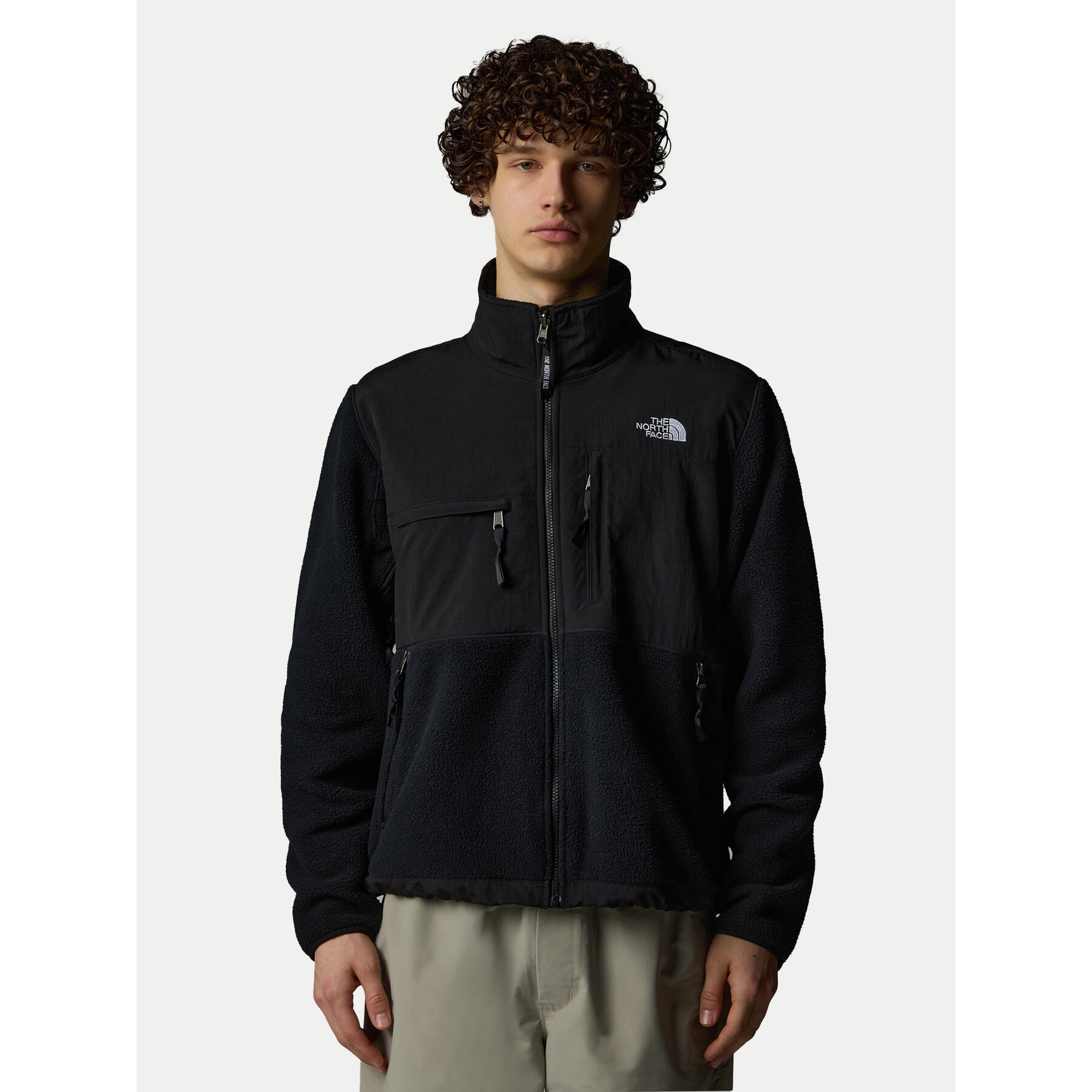 The North Face Übergangsjacke Retro Denali NF0A88XH Schwarz Relaxed Fit