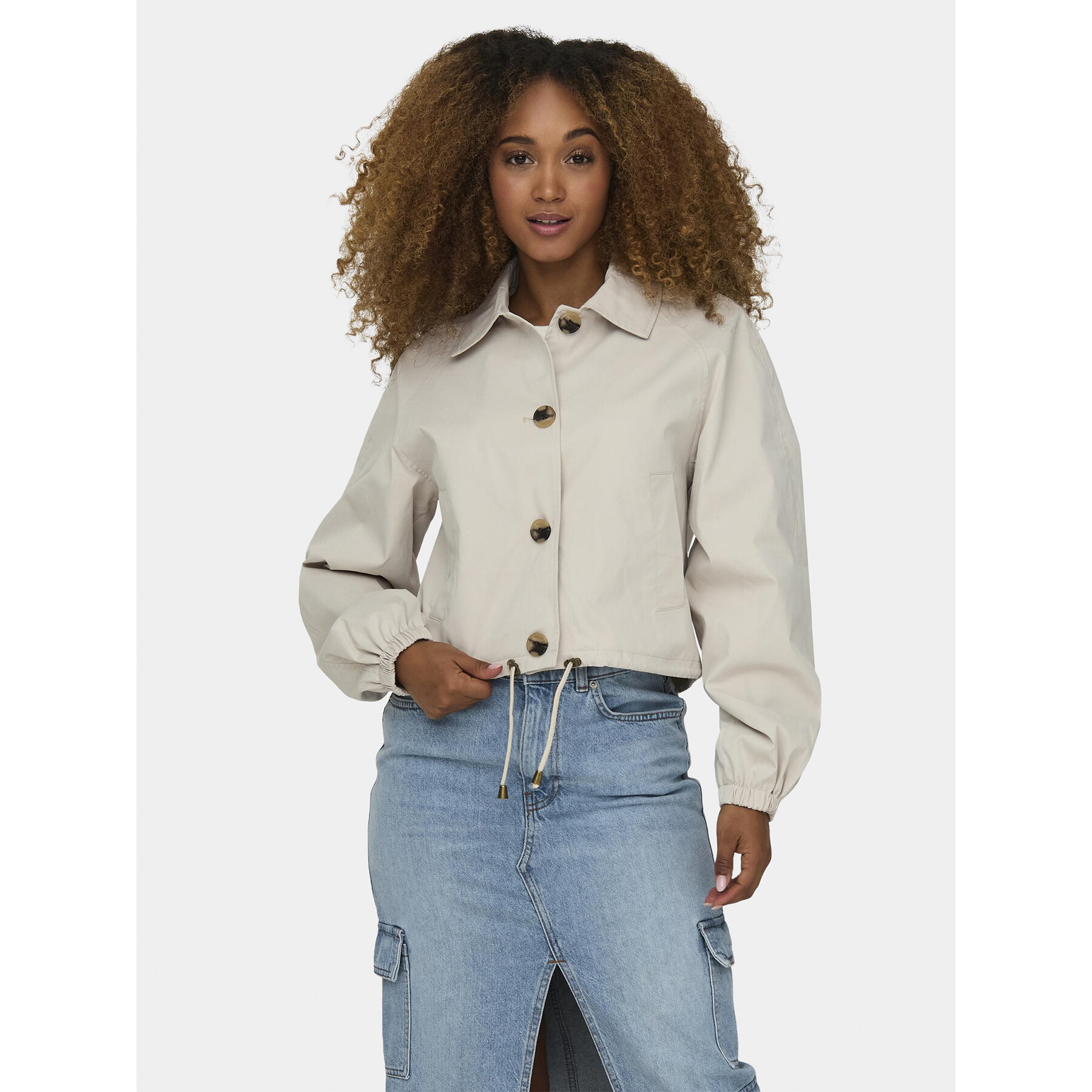 Only Übergangsjacke Eja Orchid 15308910 Grau Regular Fit
