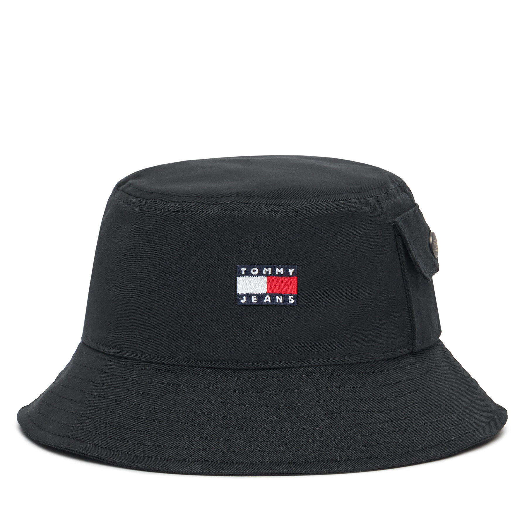 Pălărie Tommy Jeans Heritage Bucket AM0AM13423 Negru