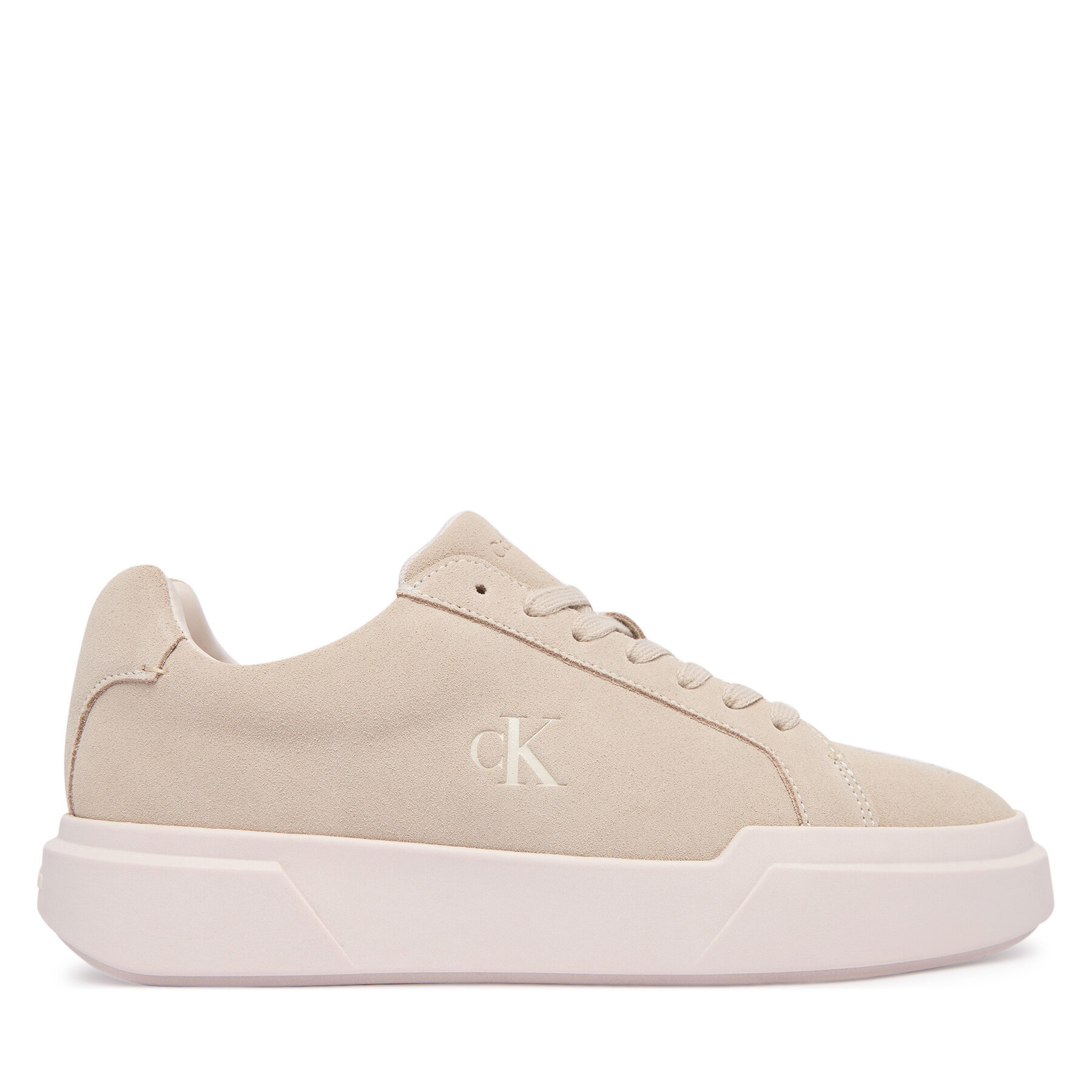 Sneakers Calvin Klein Chunky Cupsole Lace Up Su Ml YW0YW01949 Bej