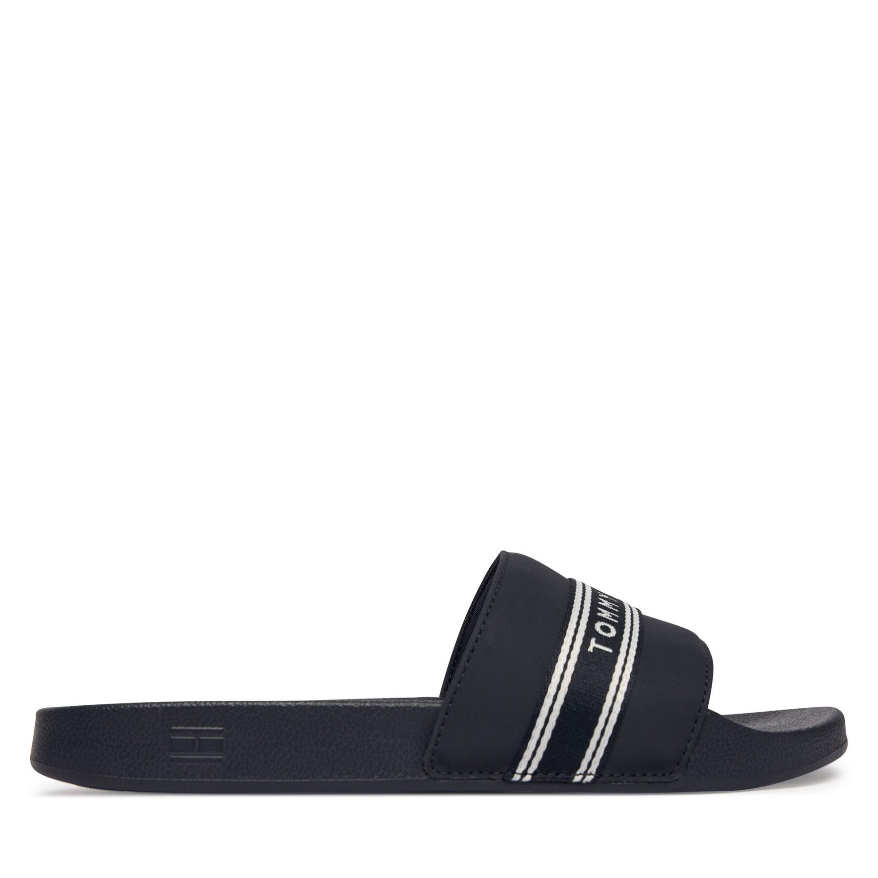 Šľapky Tommy Hilfiger Logo Tape Webbing FW0FW09359 Tmavomodrá