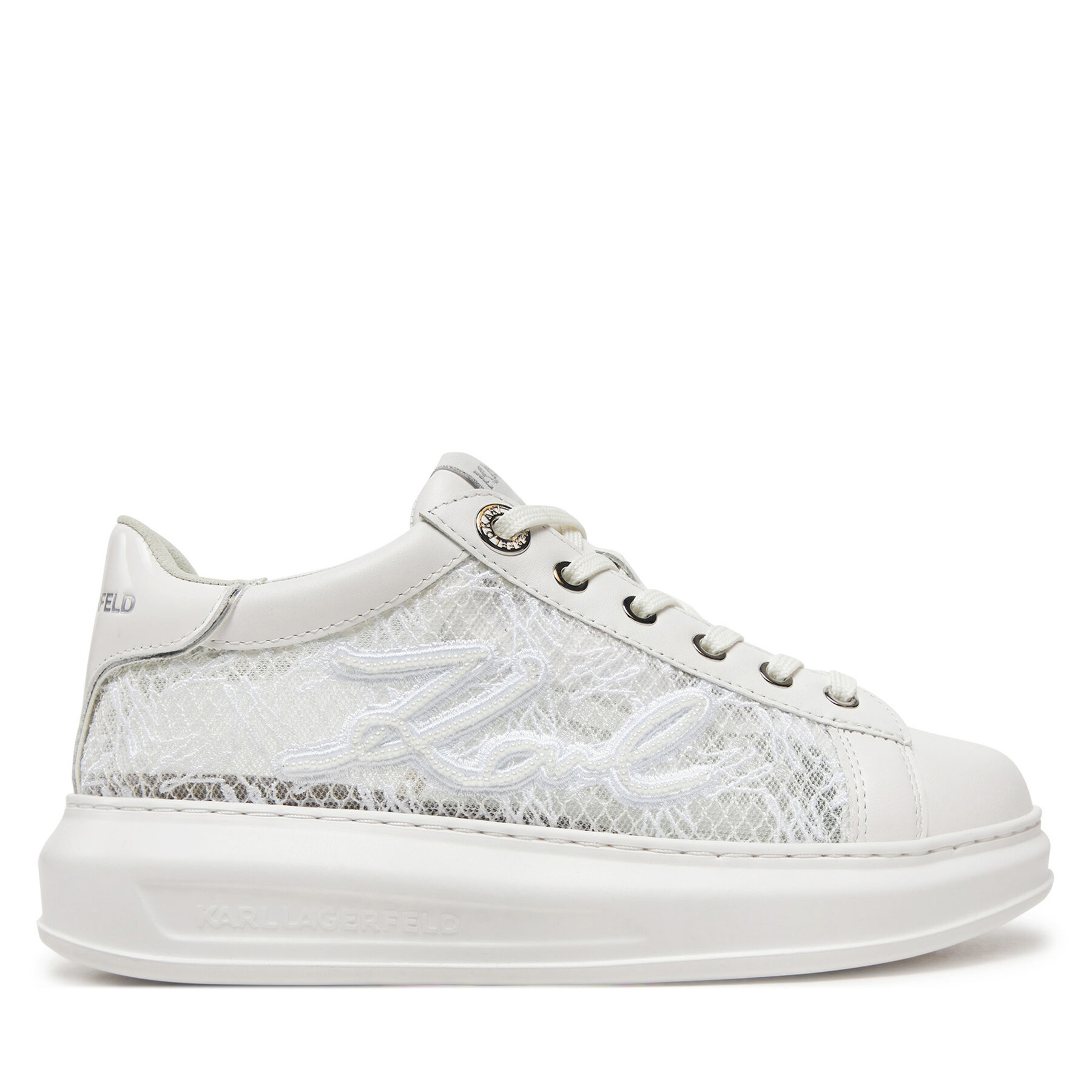 Damskie Sneakersy KARL LAGERFELD, Rozmiar 36 Biały Kapri KL62511F
