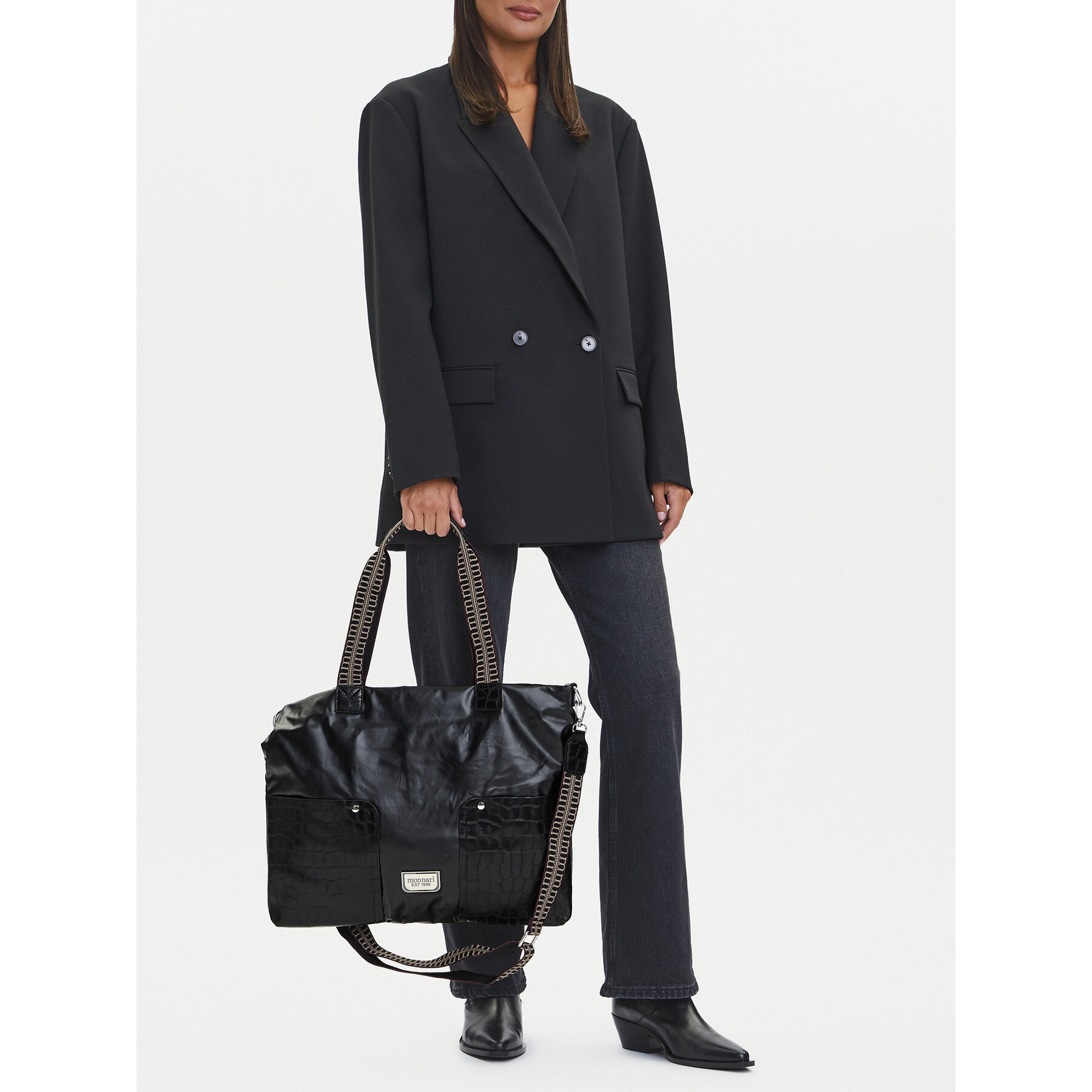 Geantă Monnari BAGIMP0-24Z-BAG6210-KM20D000-R00 Negru