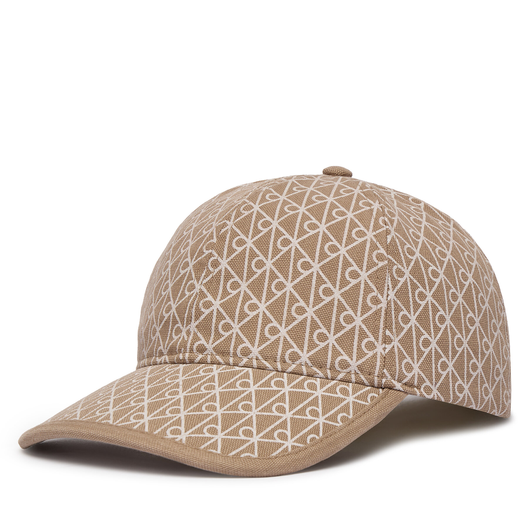 Cappellino Calvin Klein Emblem Print W Leather Patch Cap LV04F5036G Beige