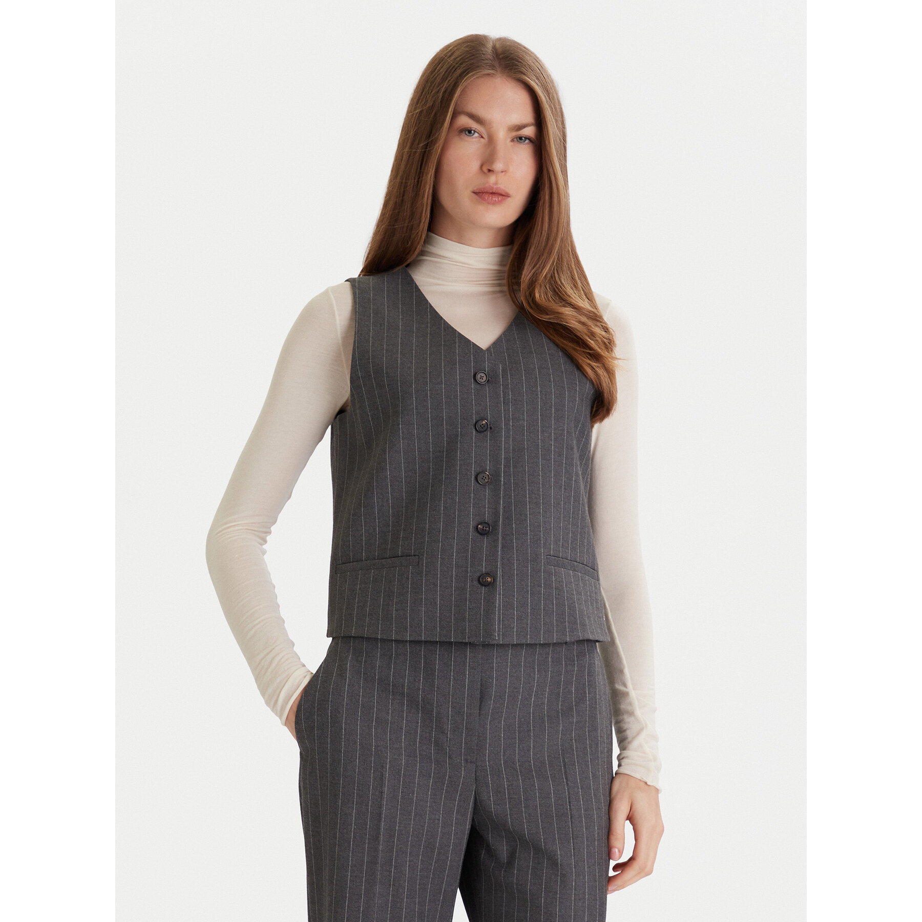 Tommy Hilfiger Weste WW0WW46661 Grau Regular Fit
