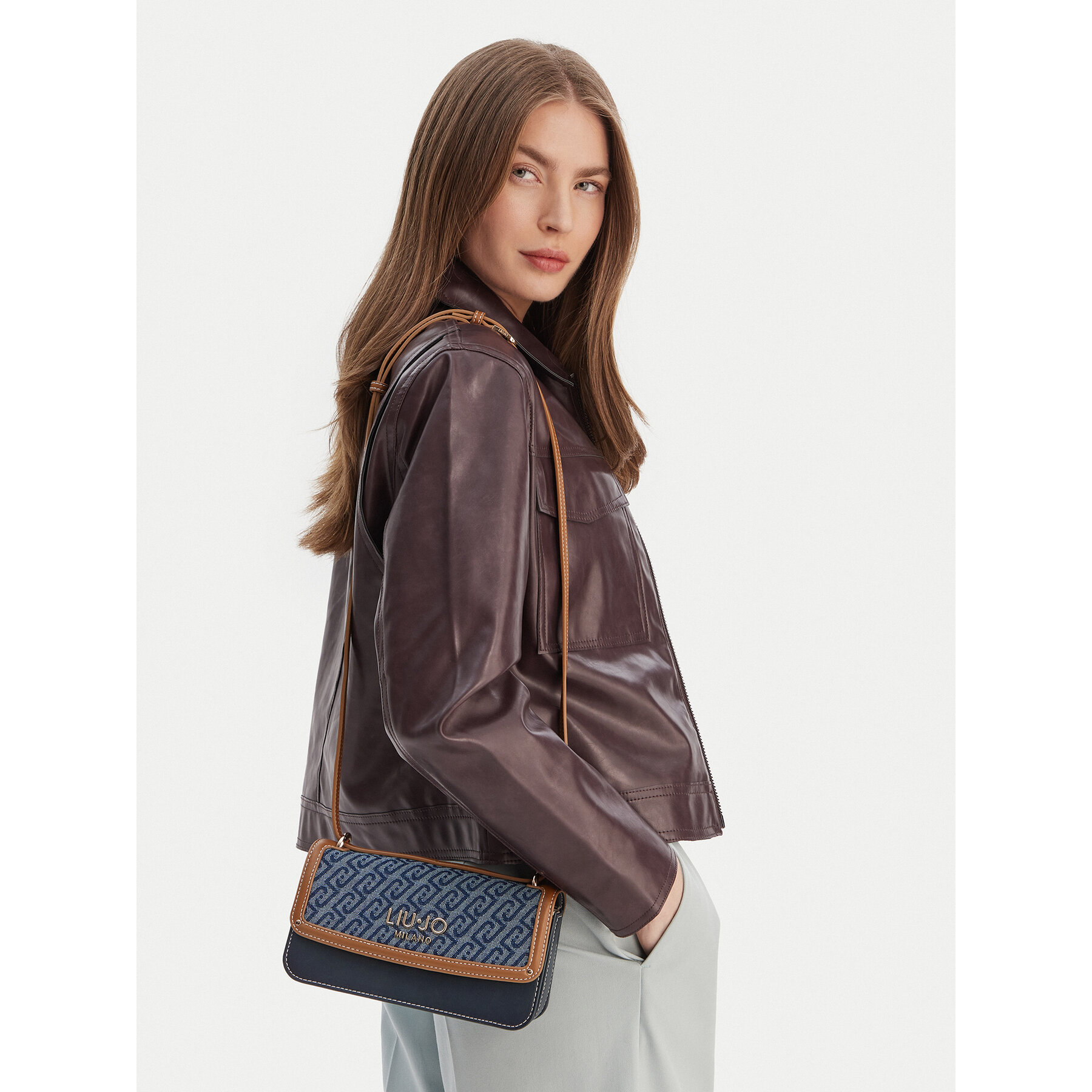 Дамска чанта Liu Jo AA6073 T379A Тъмносин