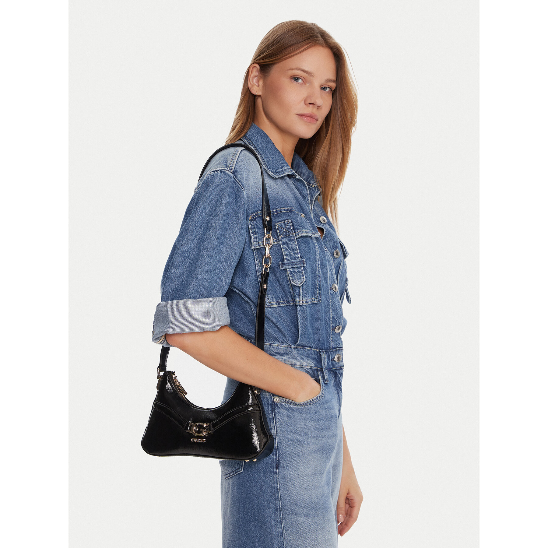 Τσάντα Guess Dea Mini HWTG79 93730 Μαύρο