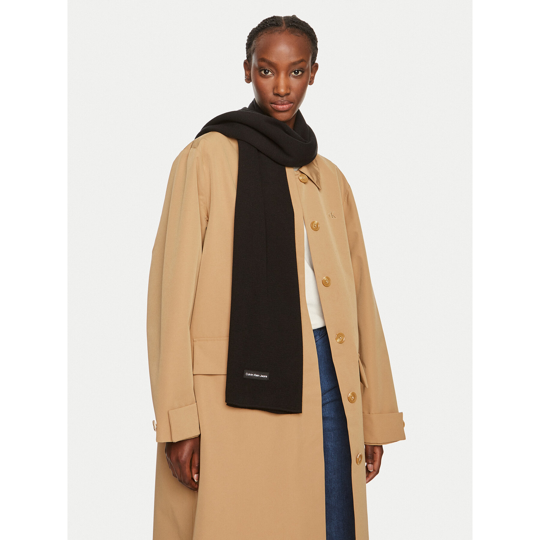 Fular Calvin Klein Jeans Inst K50K512454 Negru