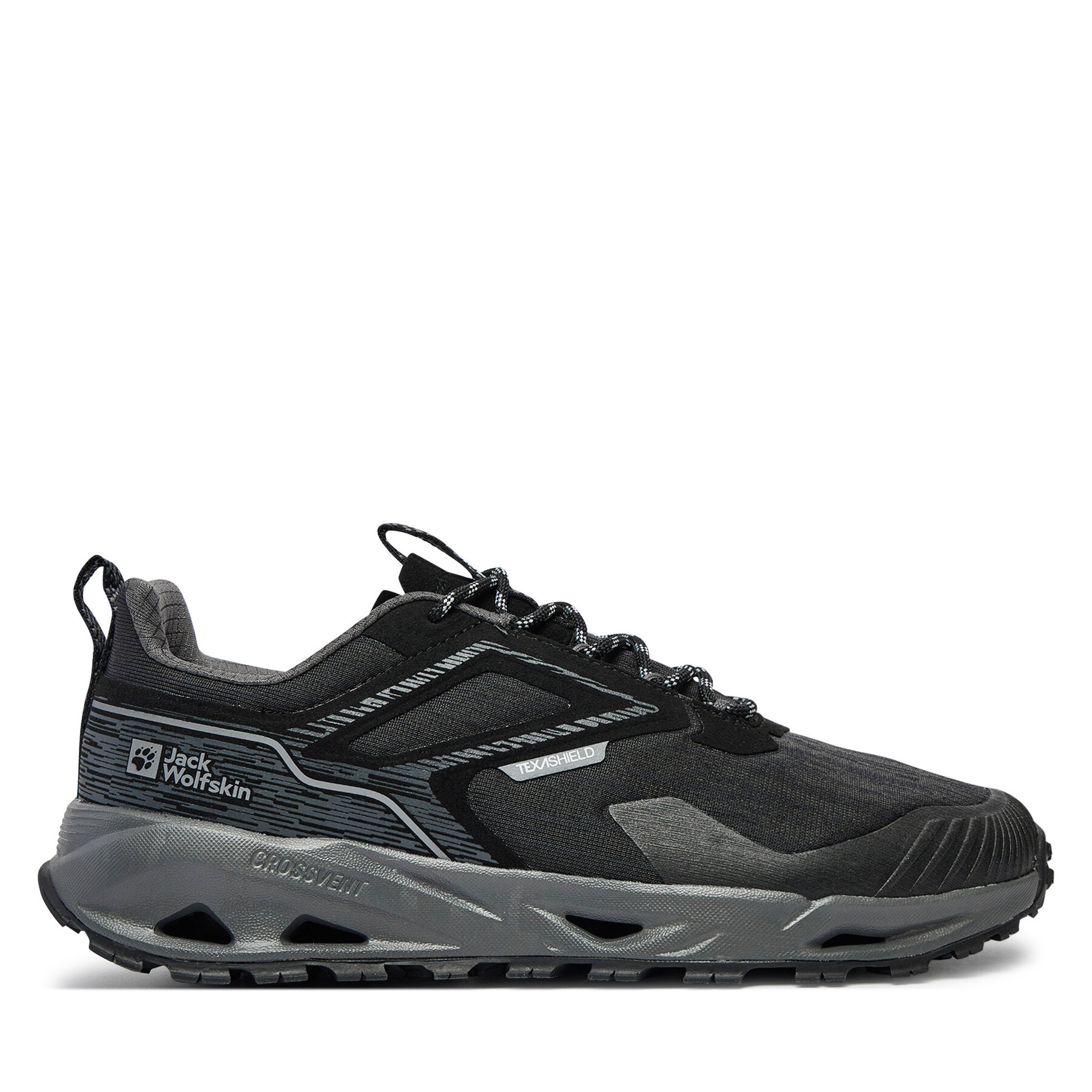 Jack Wolfskin Pánske Sneakersy, Rozmer: 41, Čierna, Prelight Texashield Low M A62077