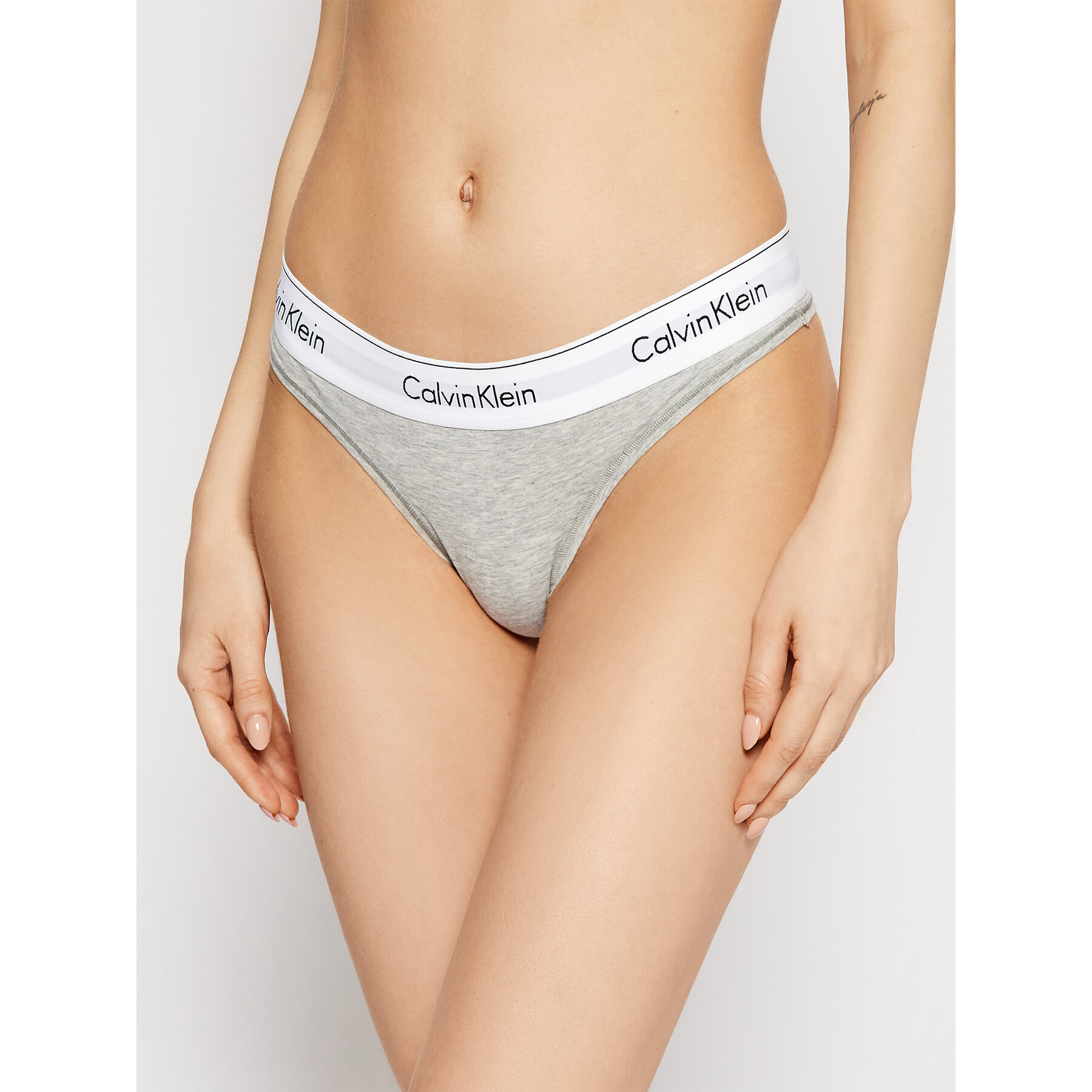 Calvin Klein Underwear Calvin Klein Underwear Στρίνγκ 0000F3786E Γκρι