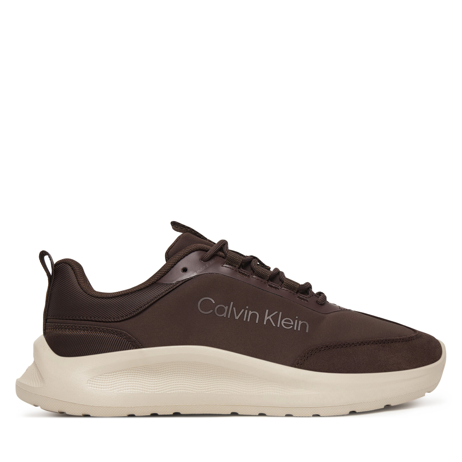 Sneakers Calvin Klein Light Eva Runner Nyl-Sue HW0HW03149 Maro
