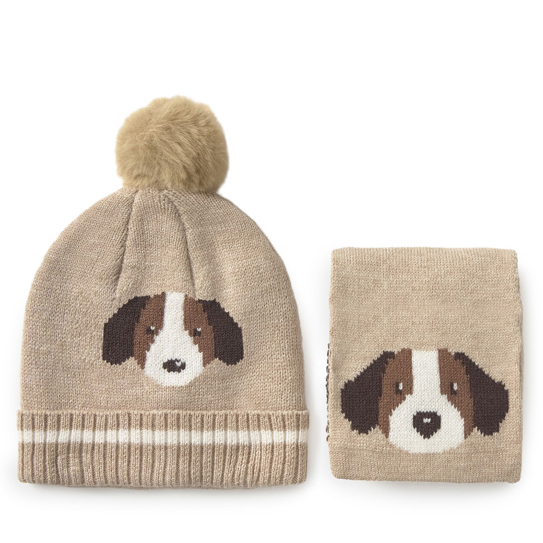 Set Fular și Căciulă Mayoral 10018 Bej