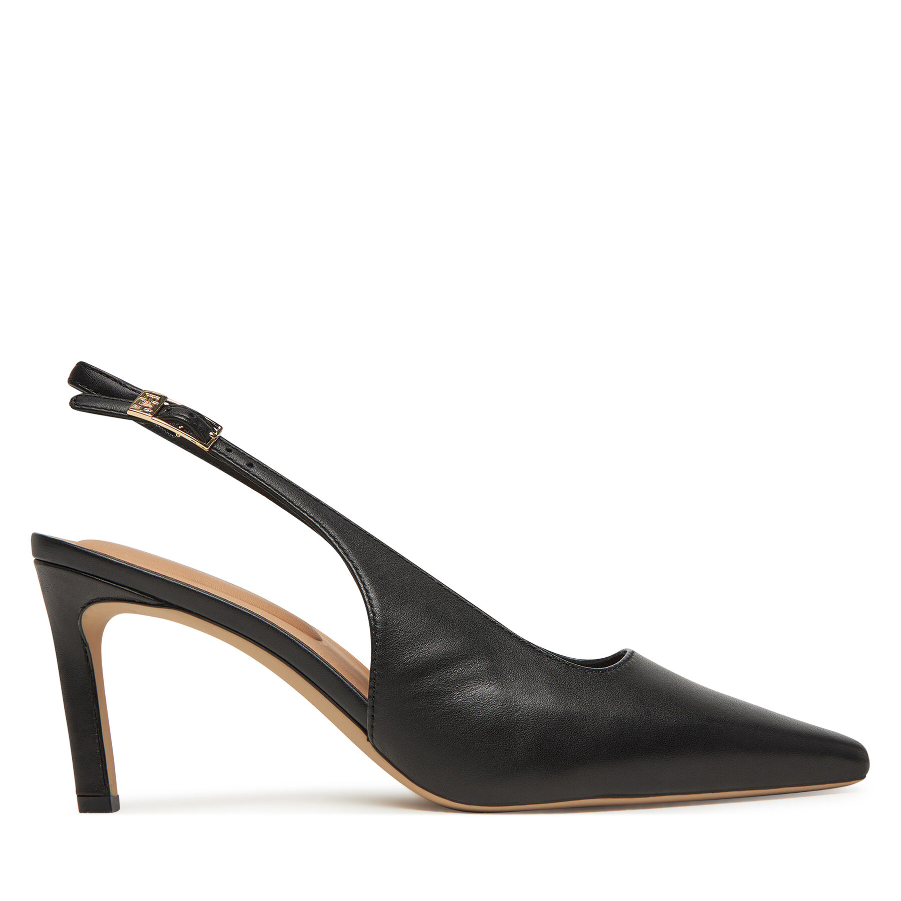 Magassarkú Tommy Hilfiger Squared Toe FW0FW08636 Fekete