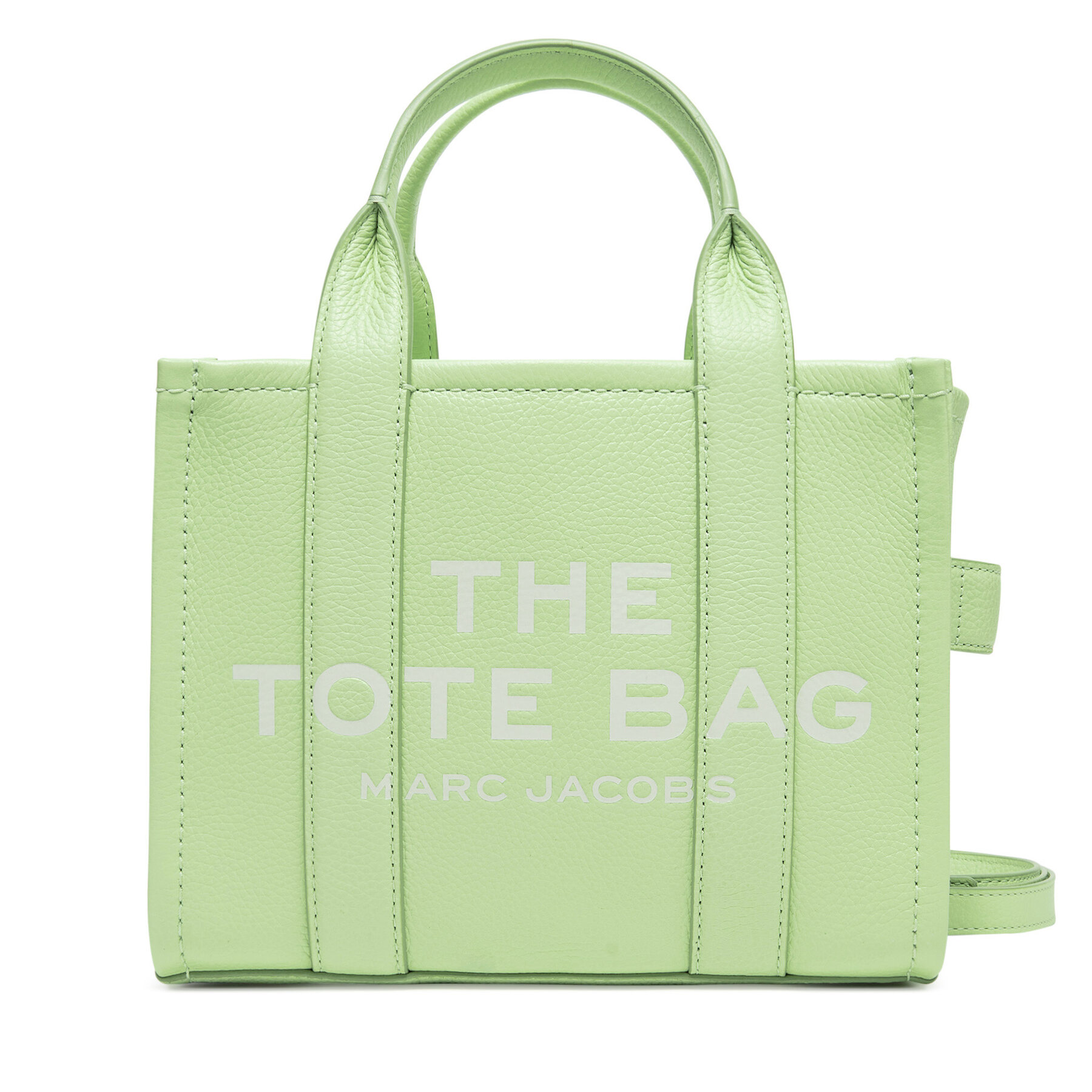 Borsetta Marc Jacobs The Leather Small Tote Bag H009L01SP21 Verde, Taglia 00, taglia : 00