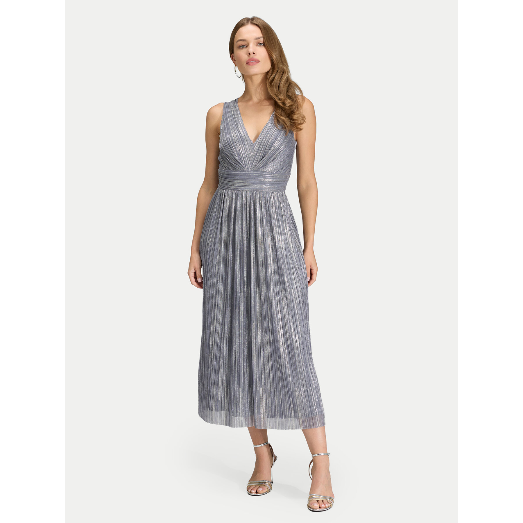 Swing Coctailkleid 5AK07900 Silberfarben Regular Fit
