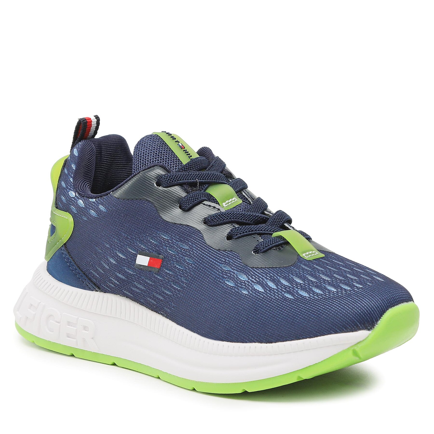 Sneakers Tommy Hilfiger Low Cut Lace-Up T3X9-32892-0702 M Blue 800 800 imagine super redus 2022