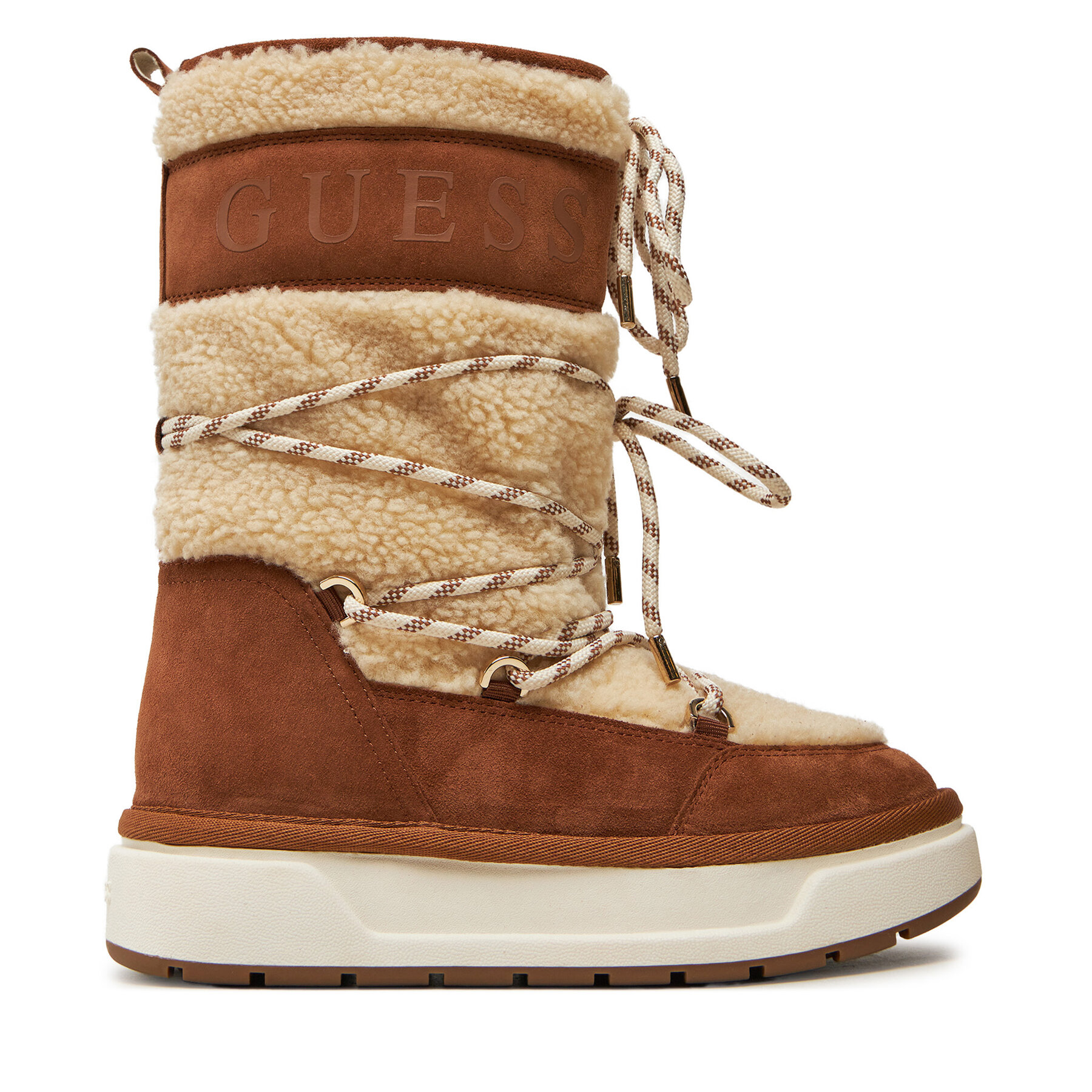 Bottes de neige Guess Undela2 FLFUN2 FUR11 Beige