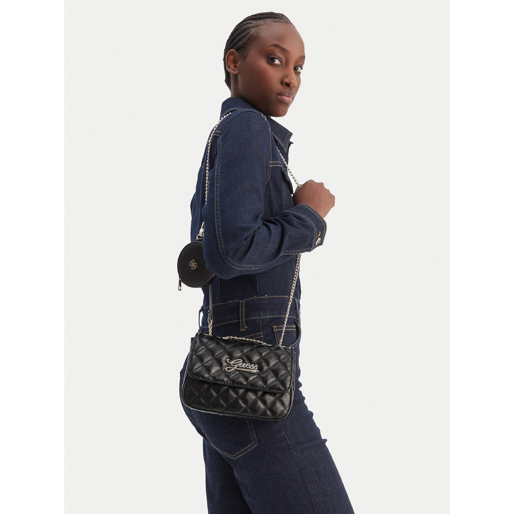 Geantă Guess J6RZ11 W4090 Negru