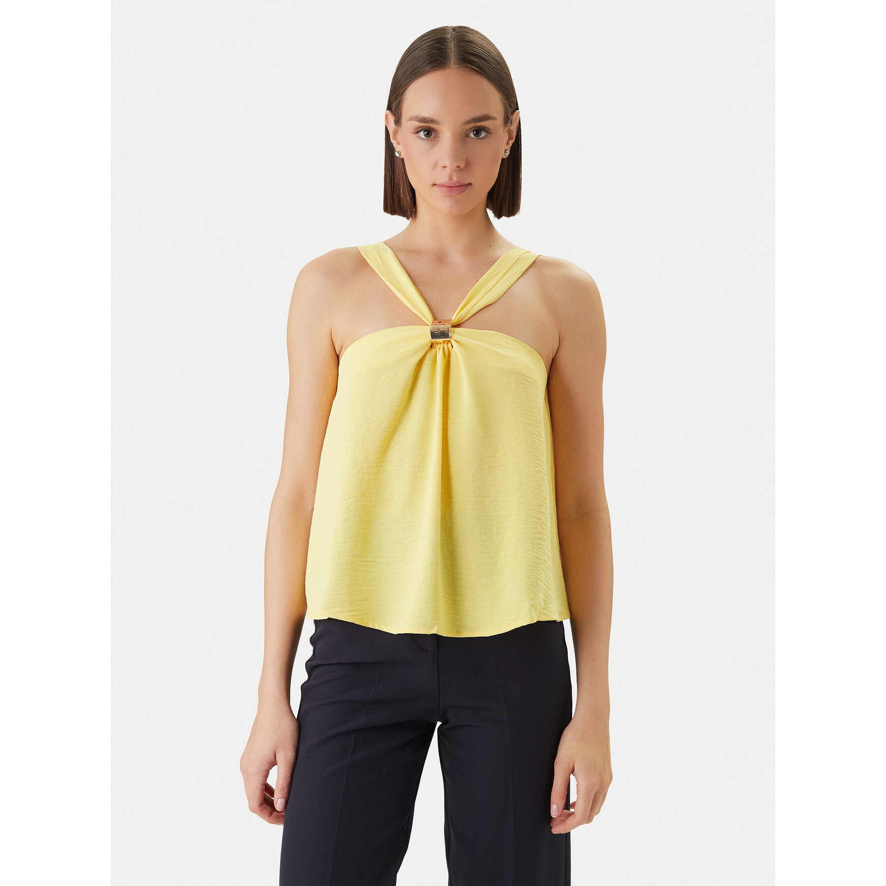 Morgan Bluse 261-OGALAN Gelb Regular Fit