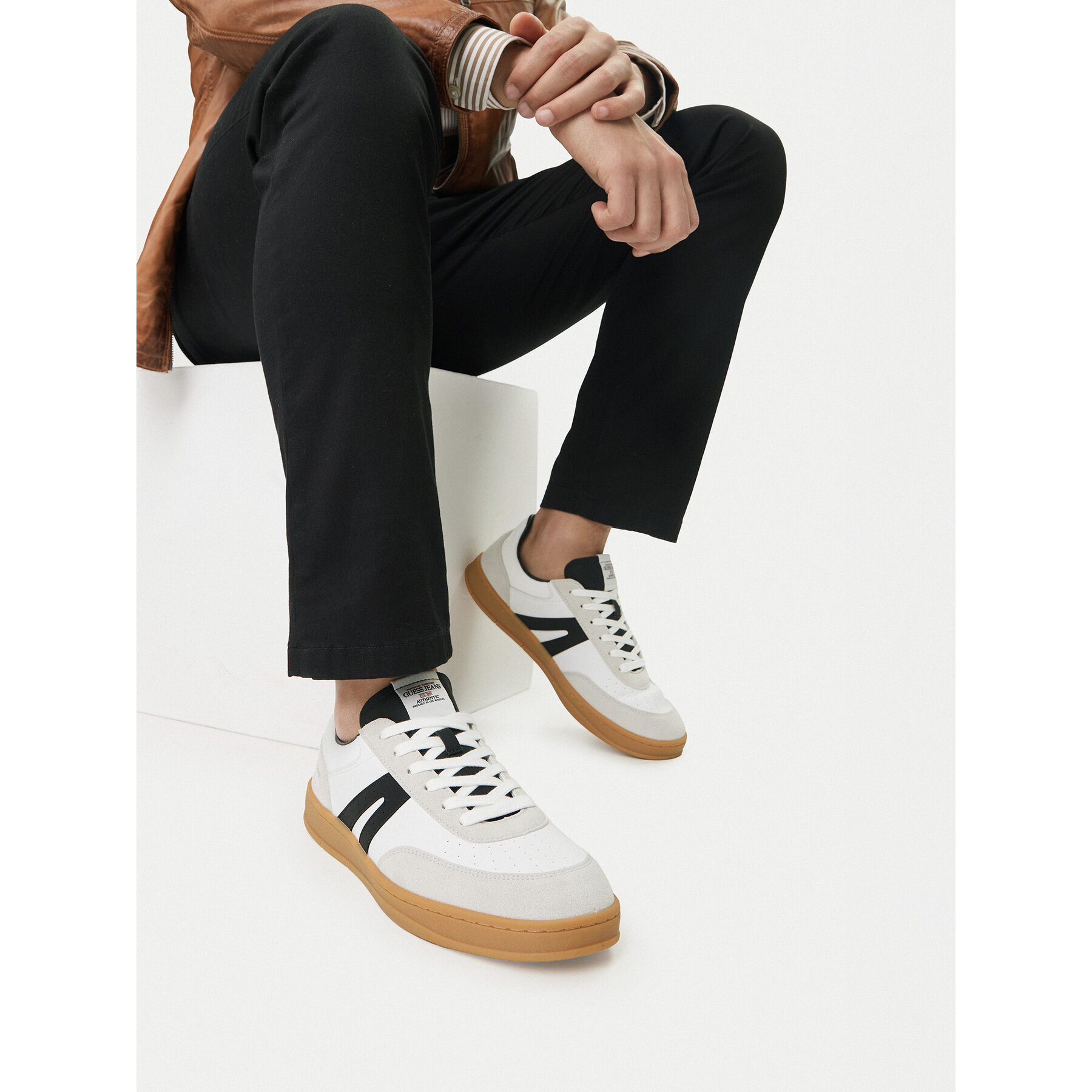 Tenisice Guess Jeans CWBEO-BENJAMIN-01 WE Bijela