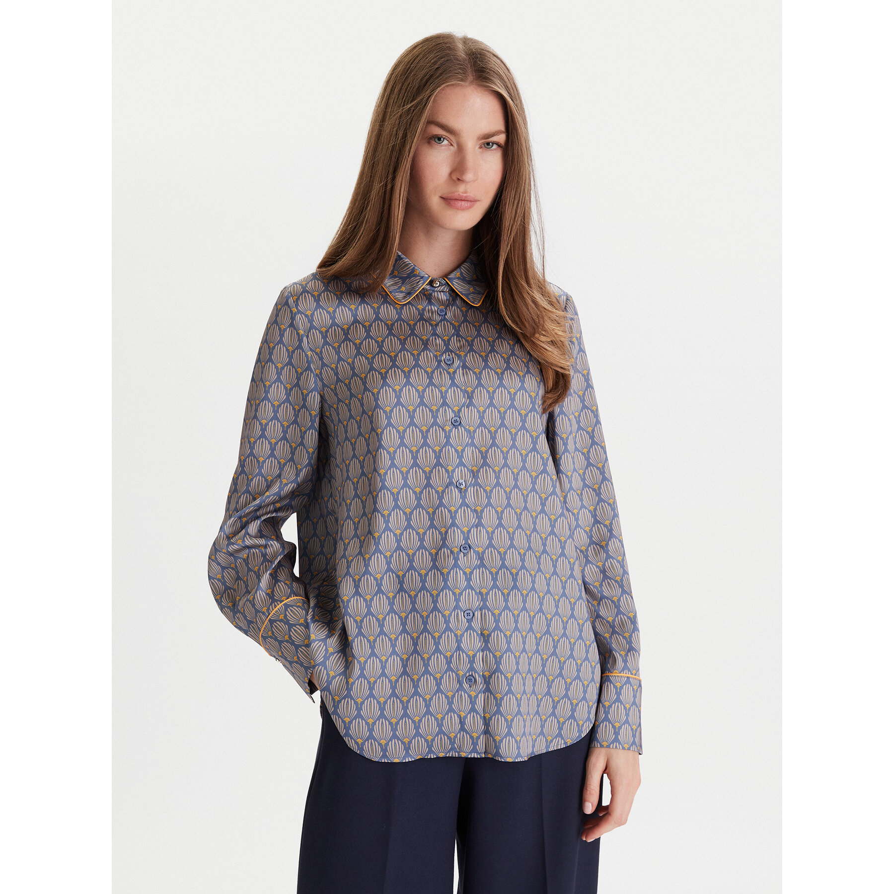 JOOP! Hemd 58 253B58Blia 30047621 Violett Regular Fit