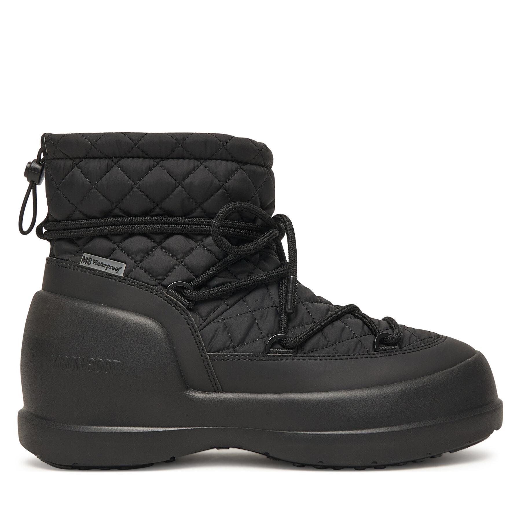 Škornji za sneg Moon Boot Mb Mezzaluna Quilted Mid Wp 80D2500020 Črna