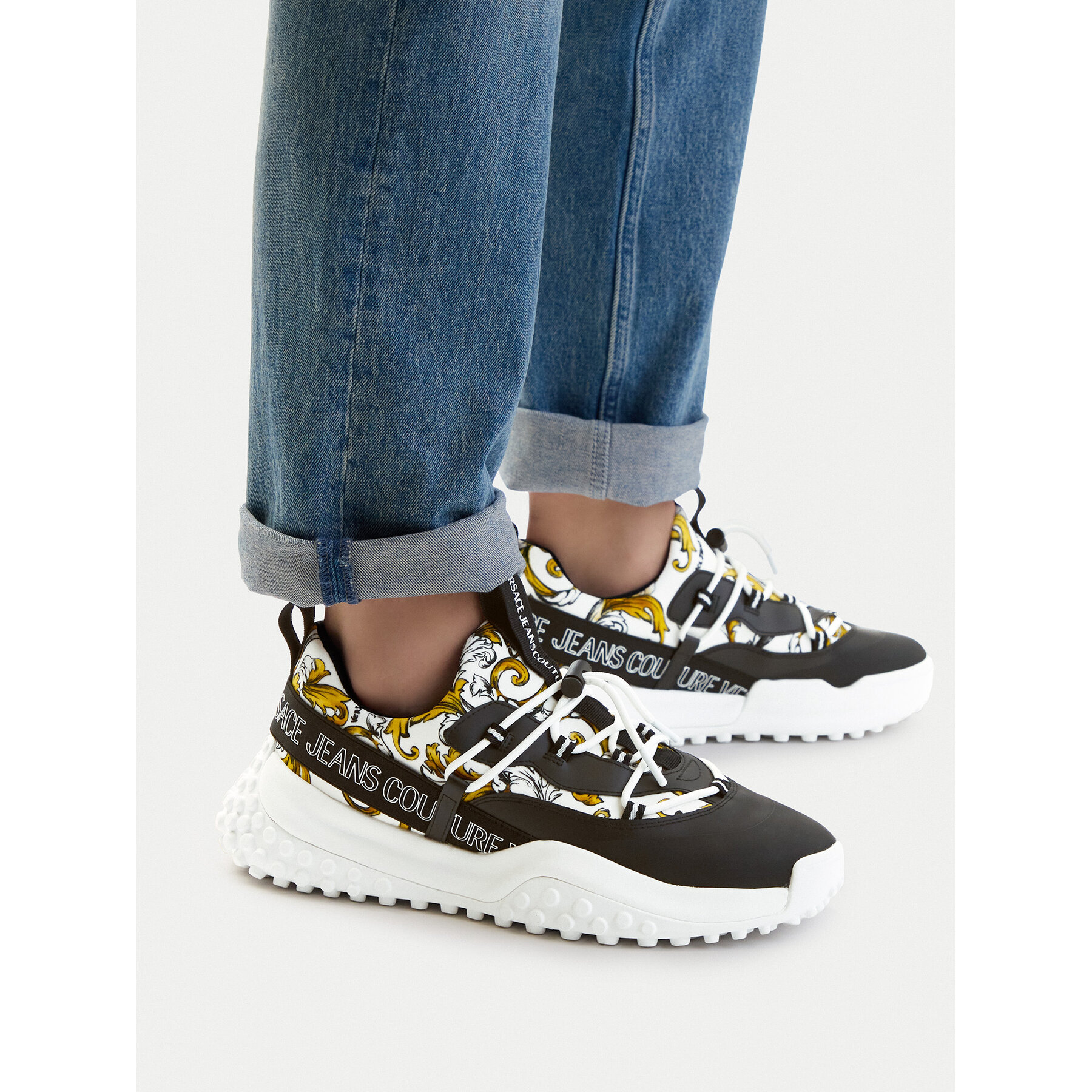 Sneakers Versace Jeans Couture 78YA3SN2 Alb