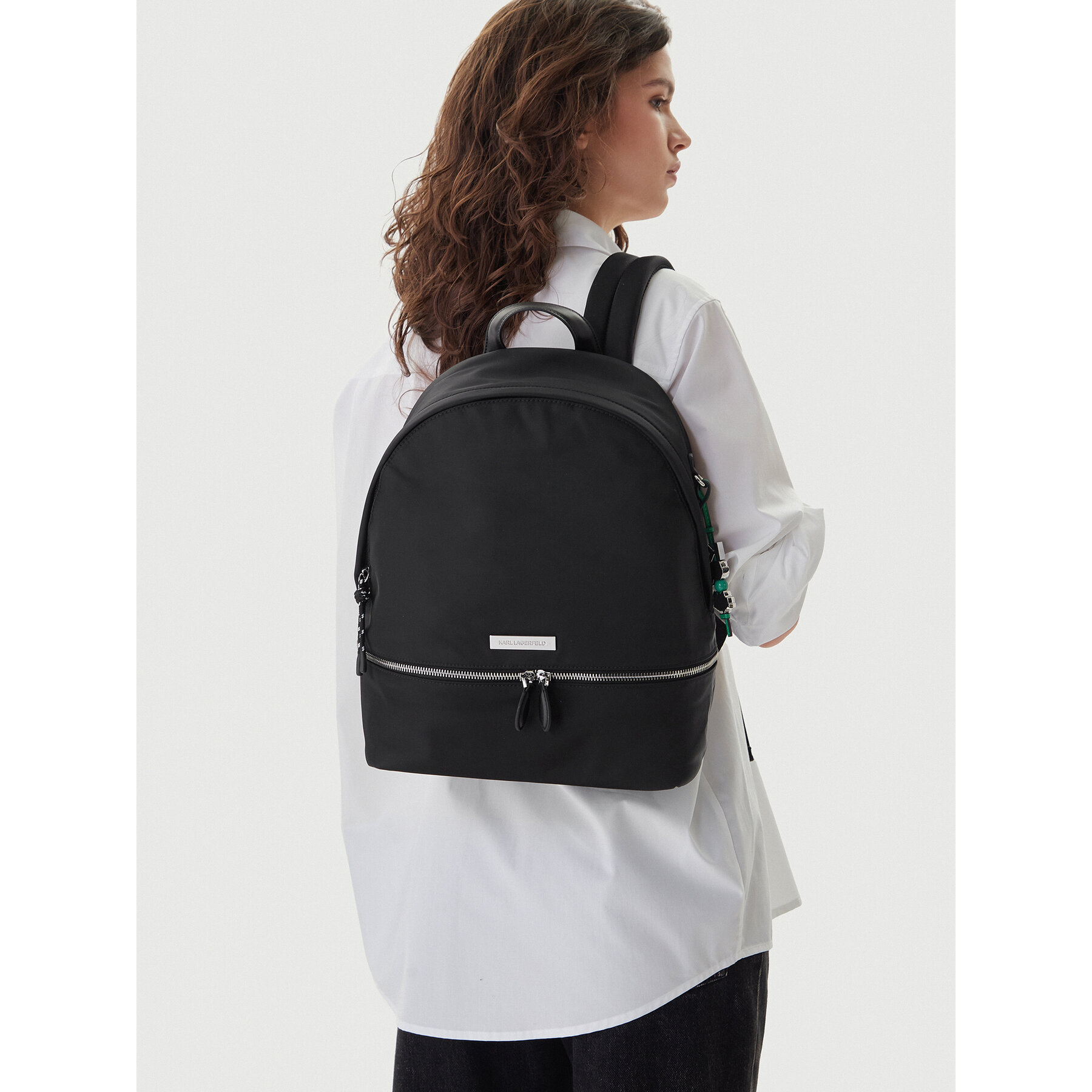 Ročna torba KARL LAGERFELD B1W30011 Črna