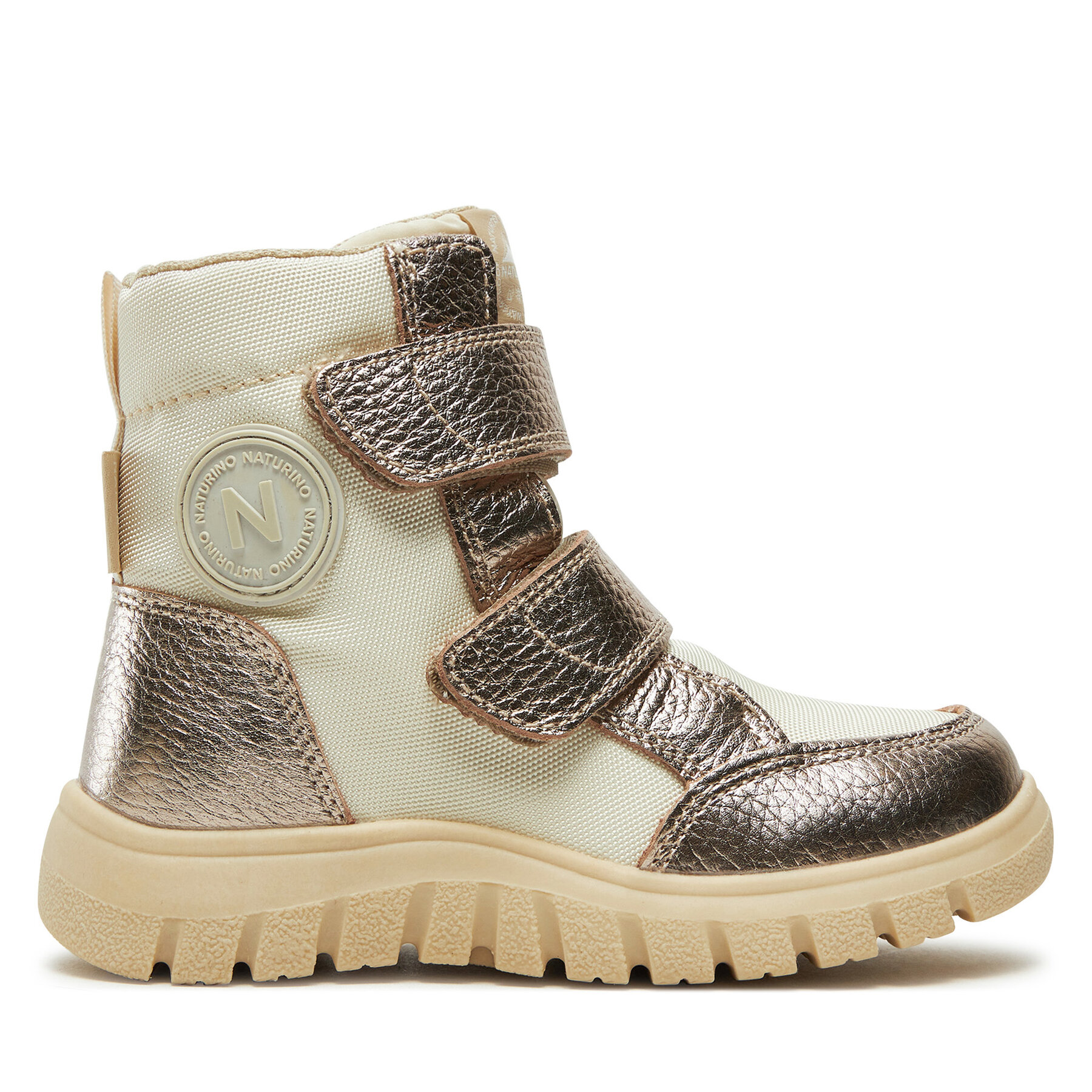 Kotníková obuv Naturino Geminae 3 Vl Wp. 3001577-02-1Q96 S Écru