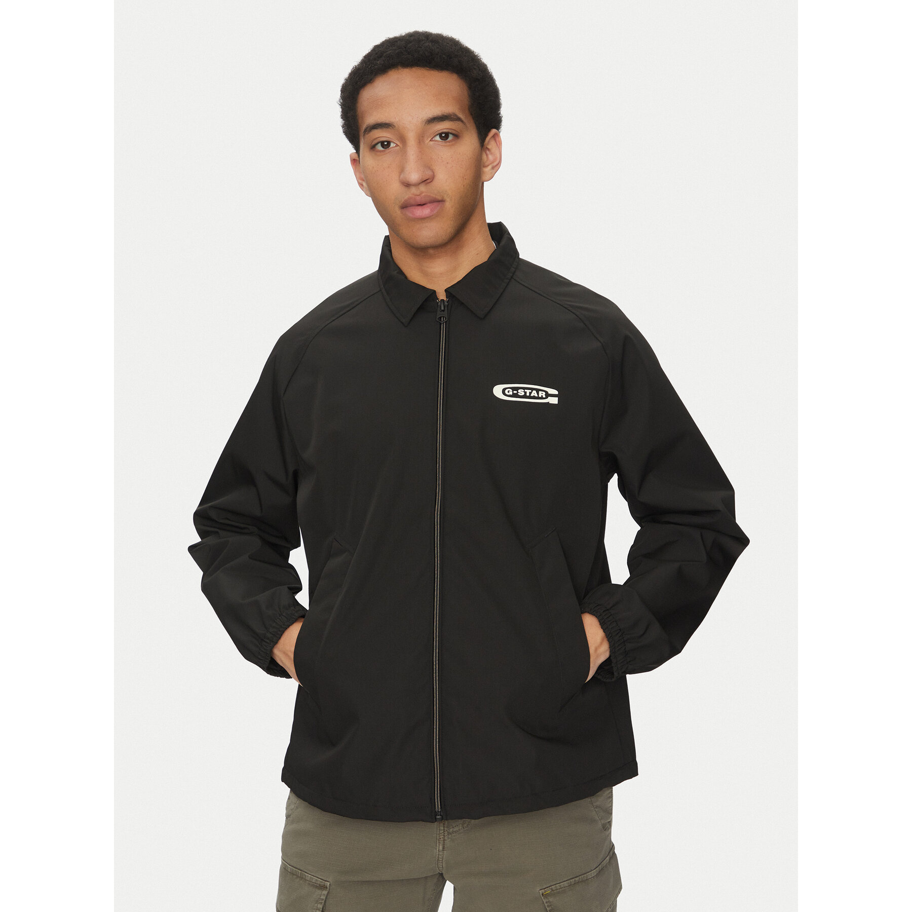 G-Star Raw Prijelazna jakna Coach D26120-D738 G928 Crna Regular Fit