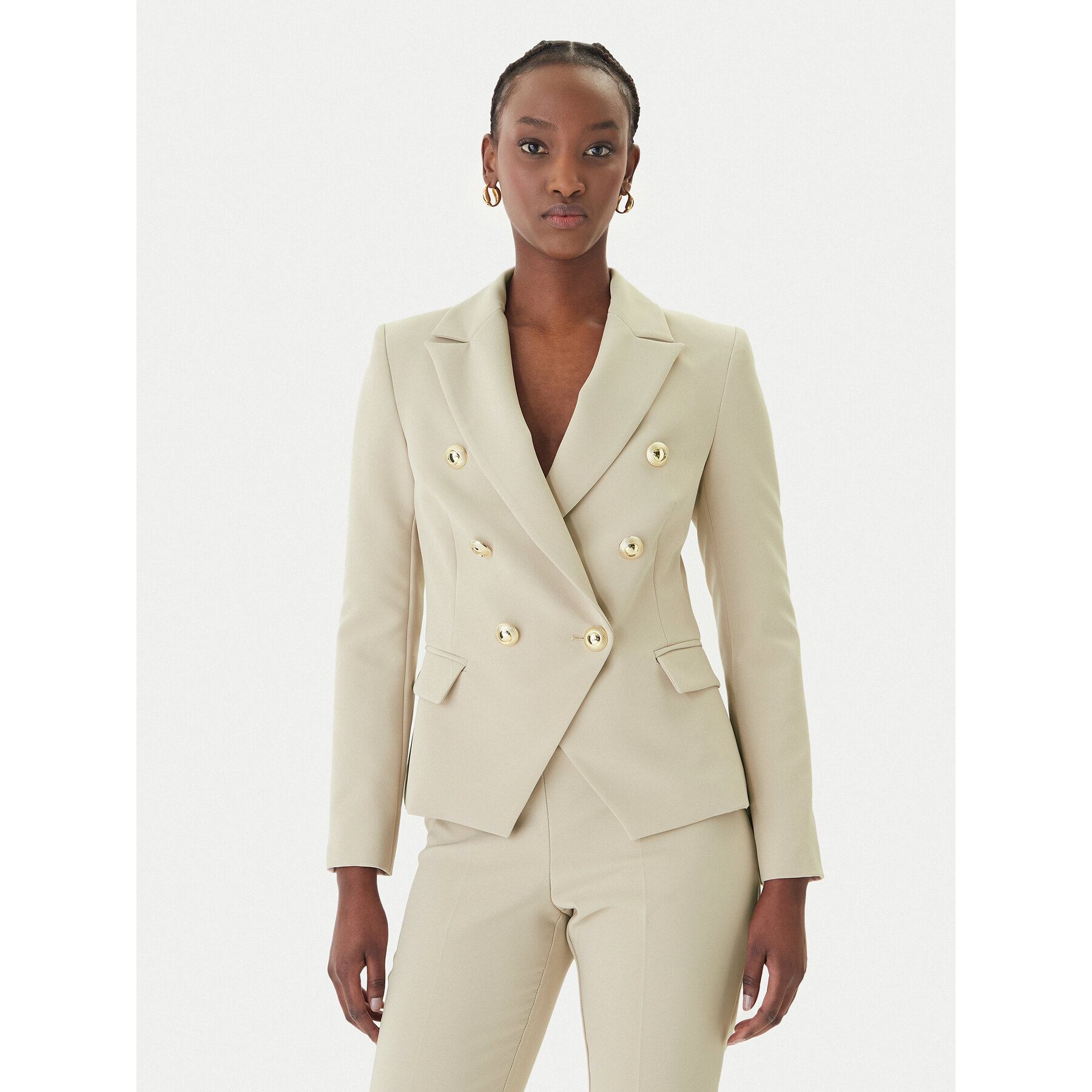 Rinascimento Sakko CFC0128639003 Beige Regular Fit