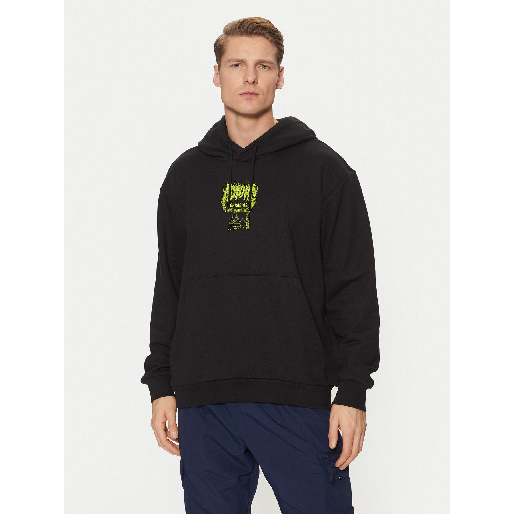 adidas Sweatshirt Q12 Training Supply Fashion Death Metal JN5703 Schwarz Loose Fit