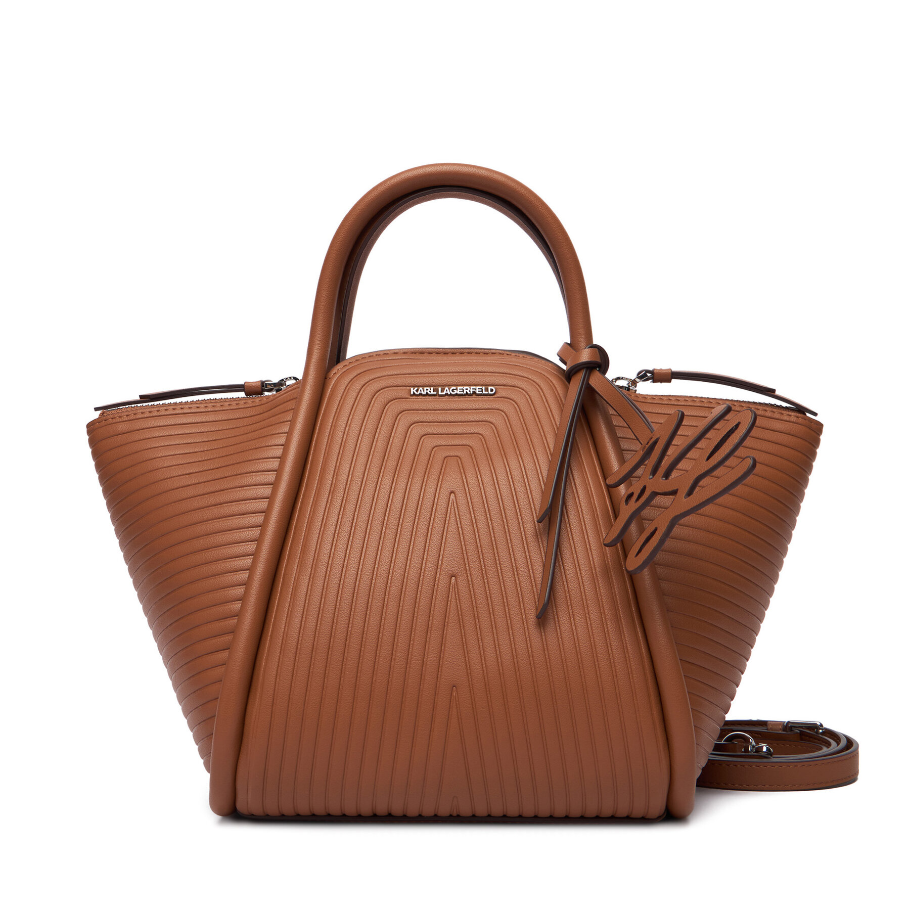 Дамска чанта KARL LAGERFELD B1W30044 Кафяв