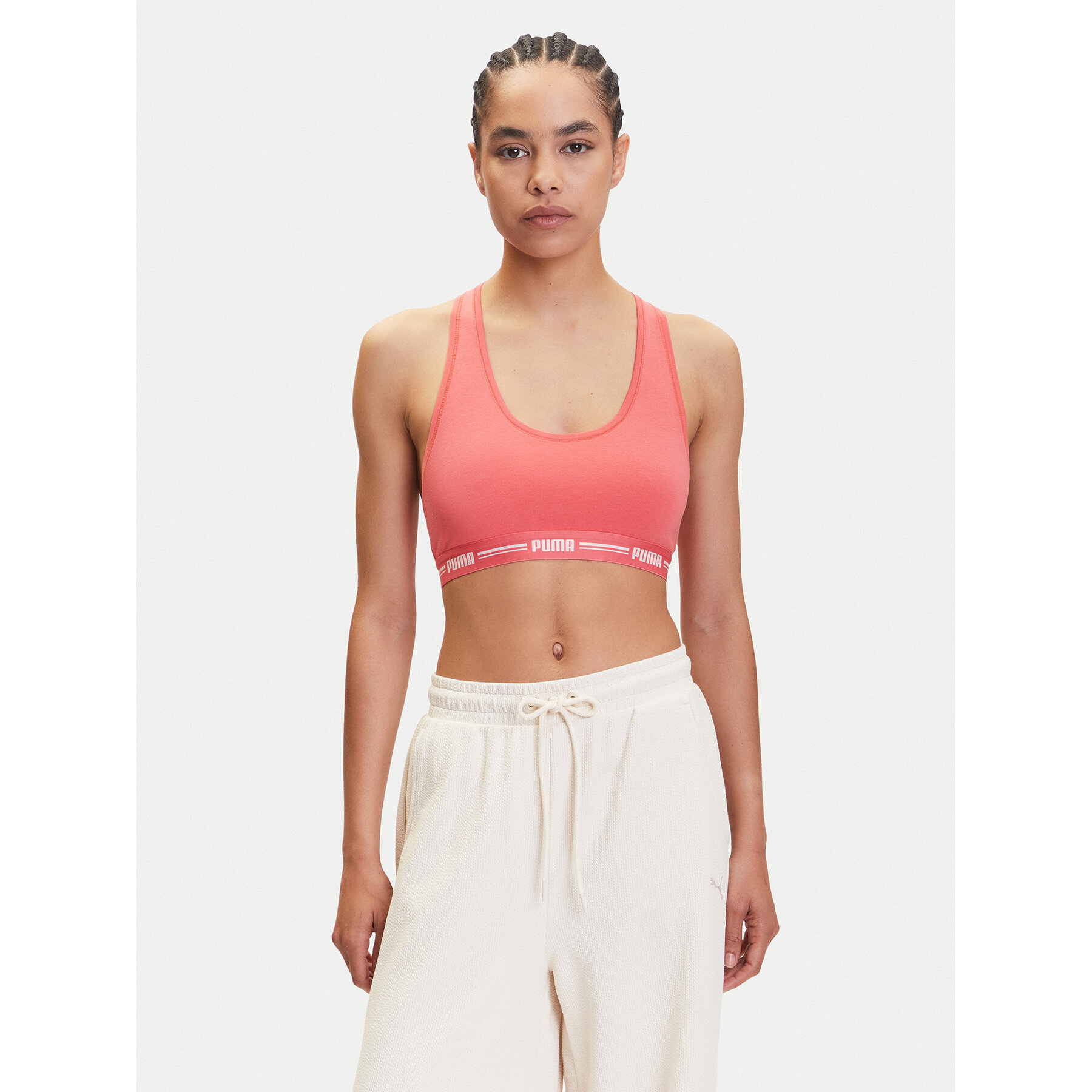 Puma Σουτιέν τοπ 907862 Κοραλλί