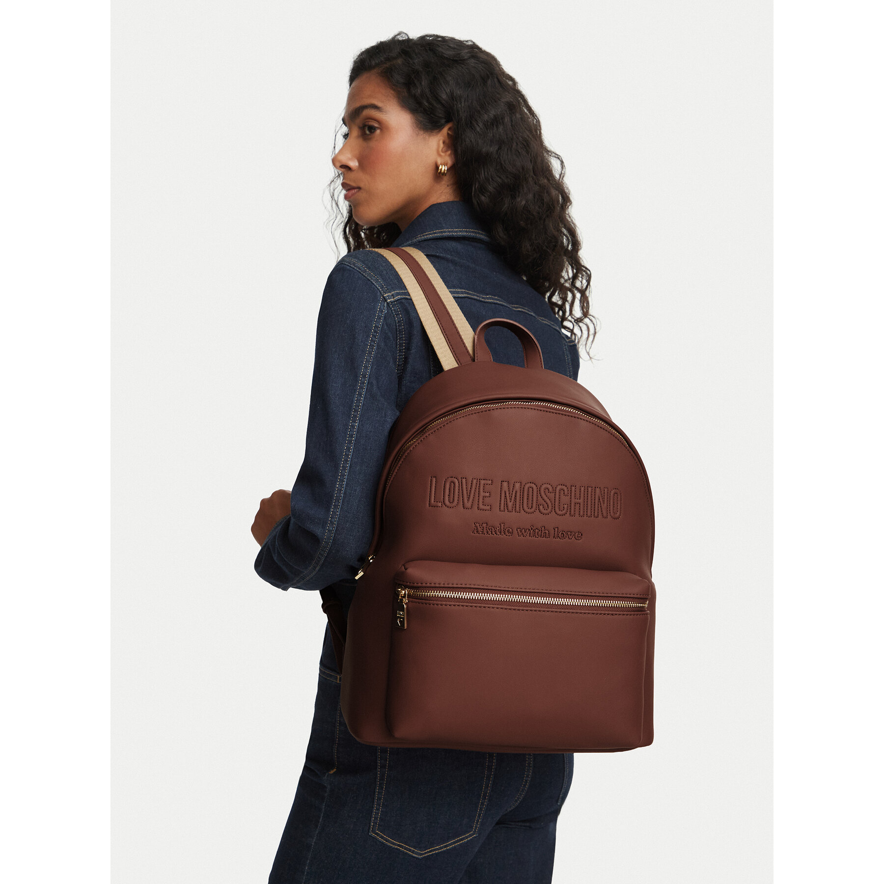 Σακίδιο LOVE MOSCHINO JC4049PP1PLE0200 Καφέ