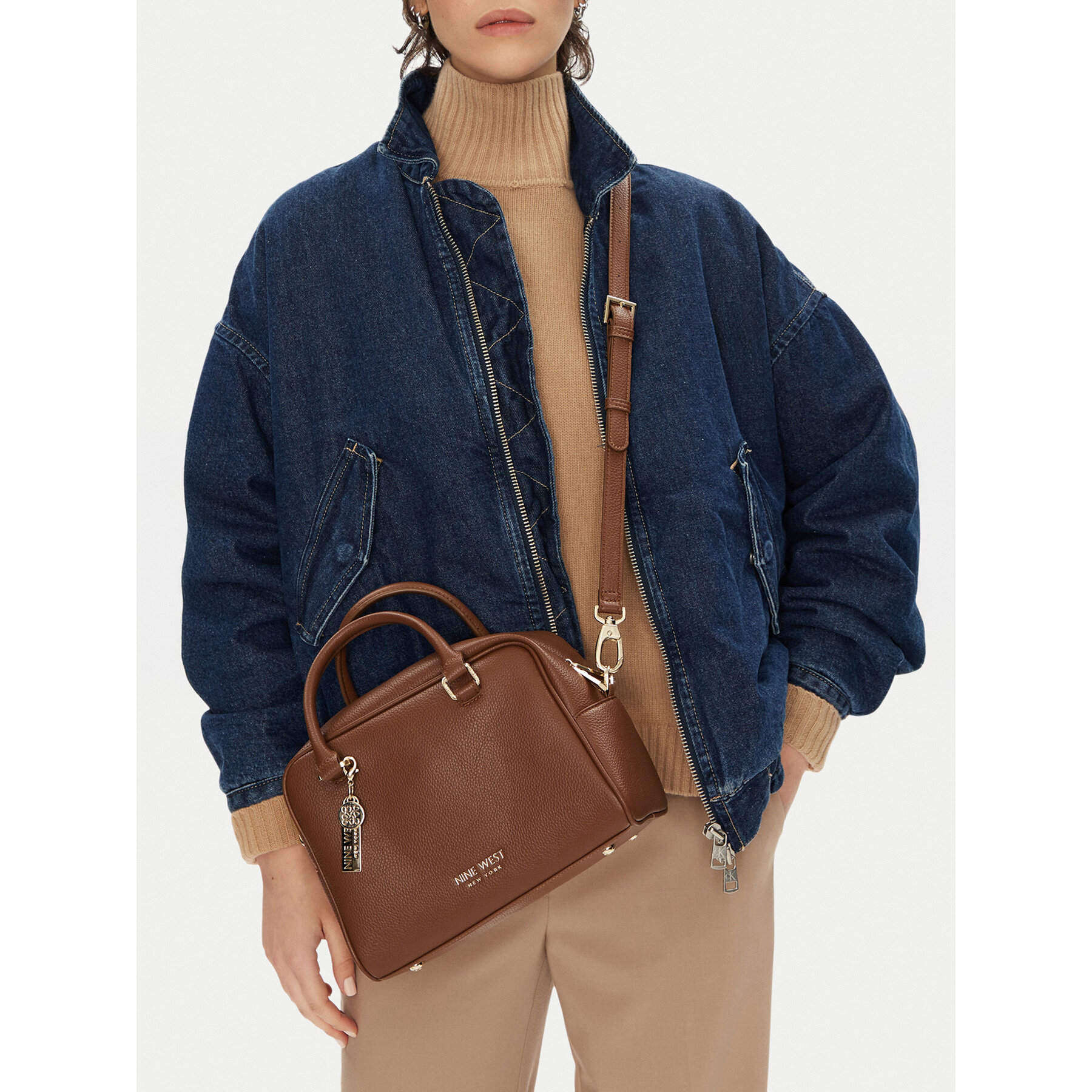 Дамска чанта Nine West CEO-Brooklyn-Bliss-LX10159 Кафяв