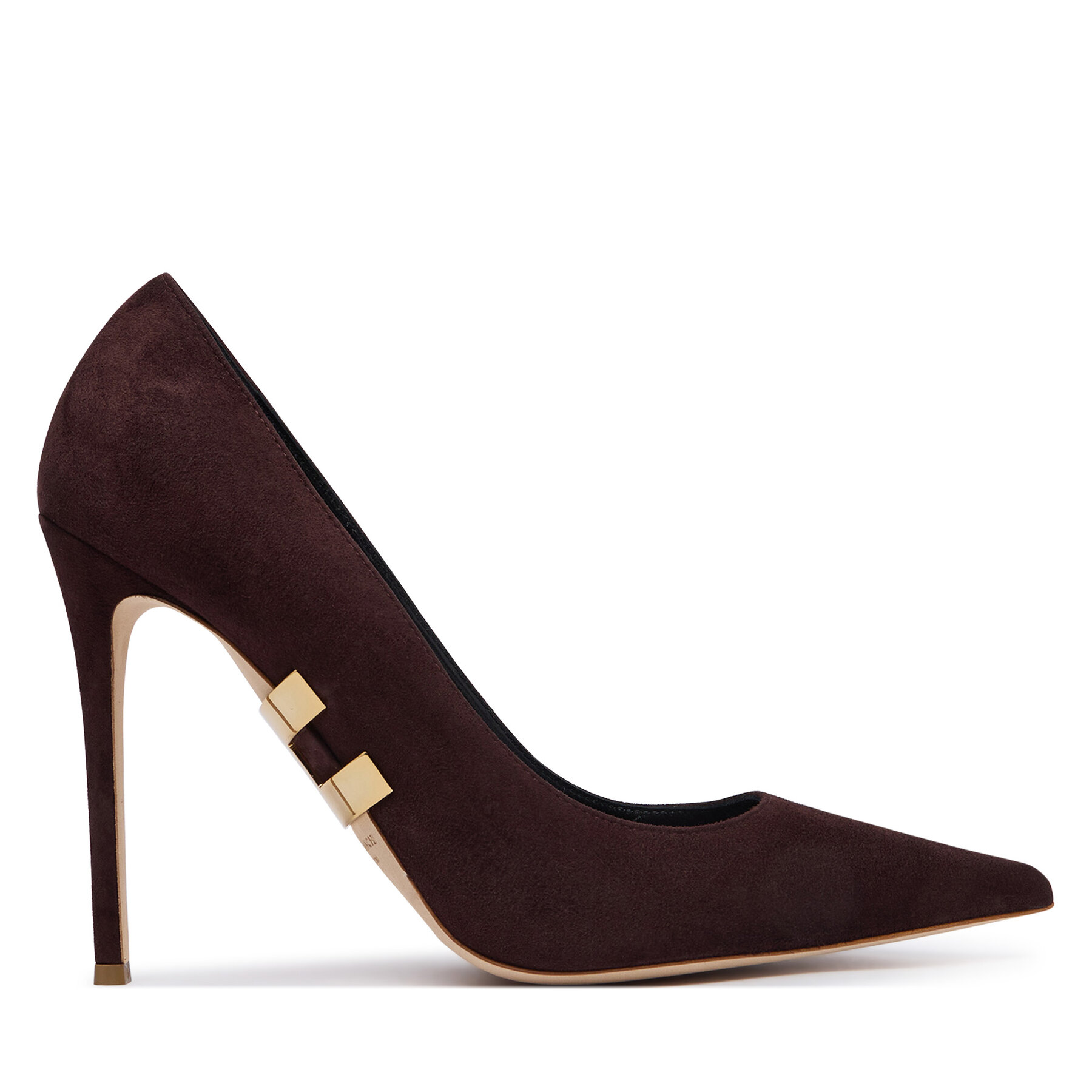 Pantofi cu toc subțire Elisabetta Franchi SA-16L-62E2-V590 Maro închis
