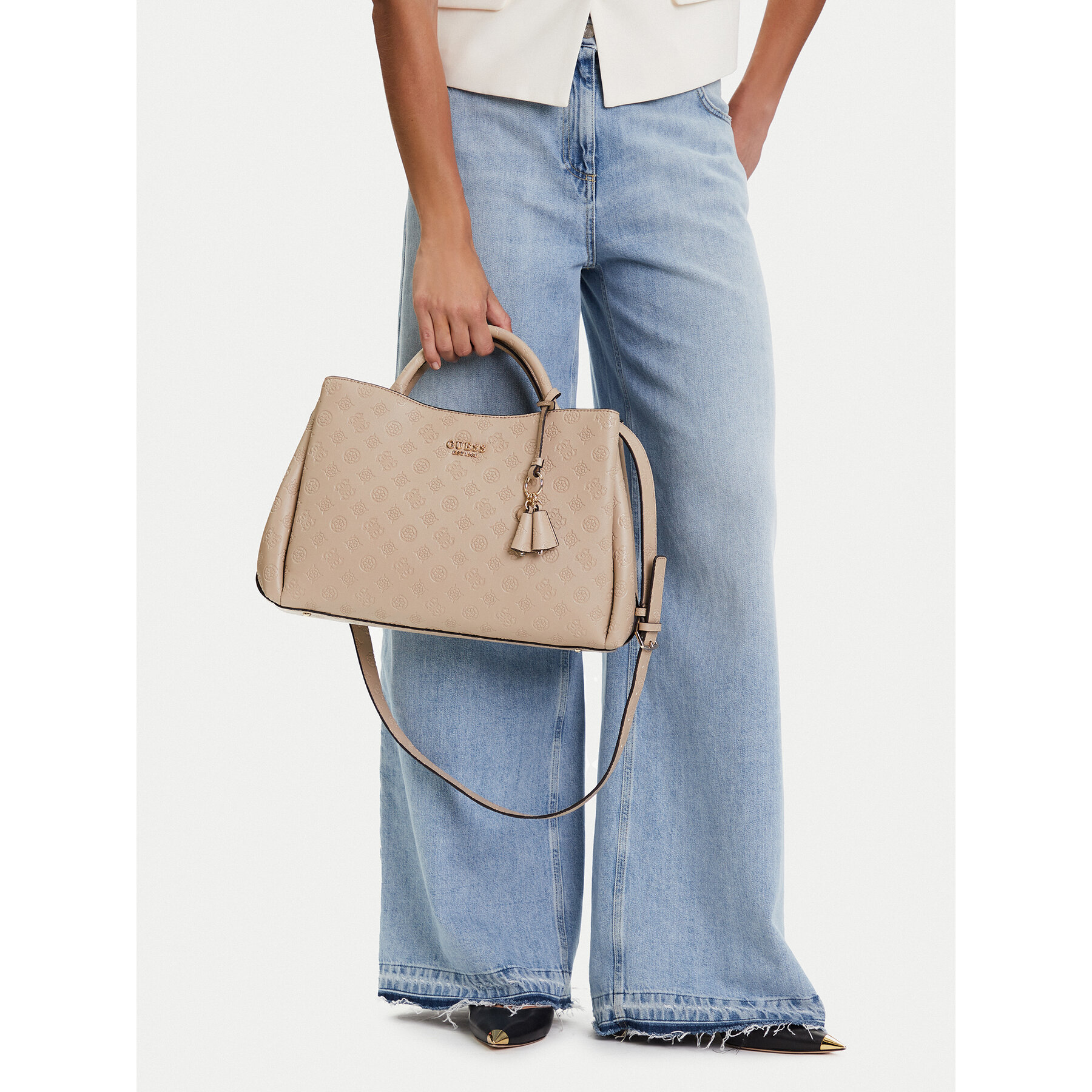 Geantă Guess Phoebe HWPD96 65070 Bej