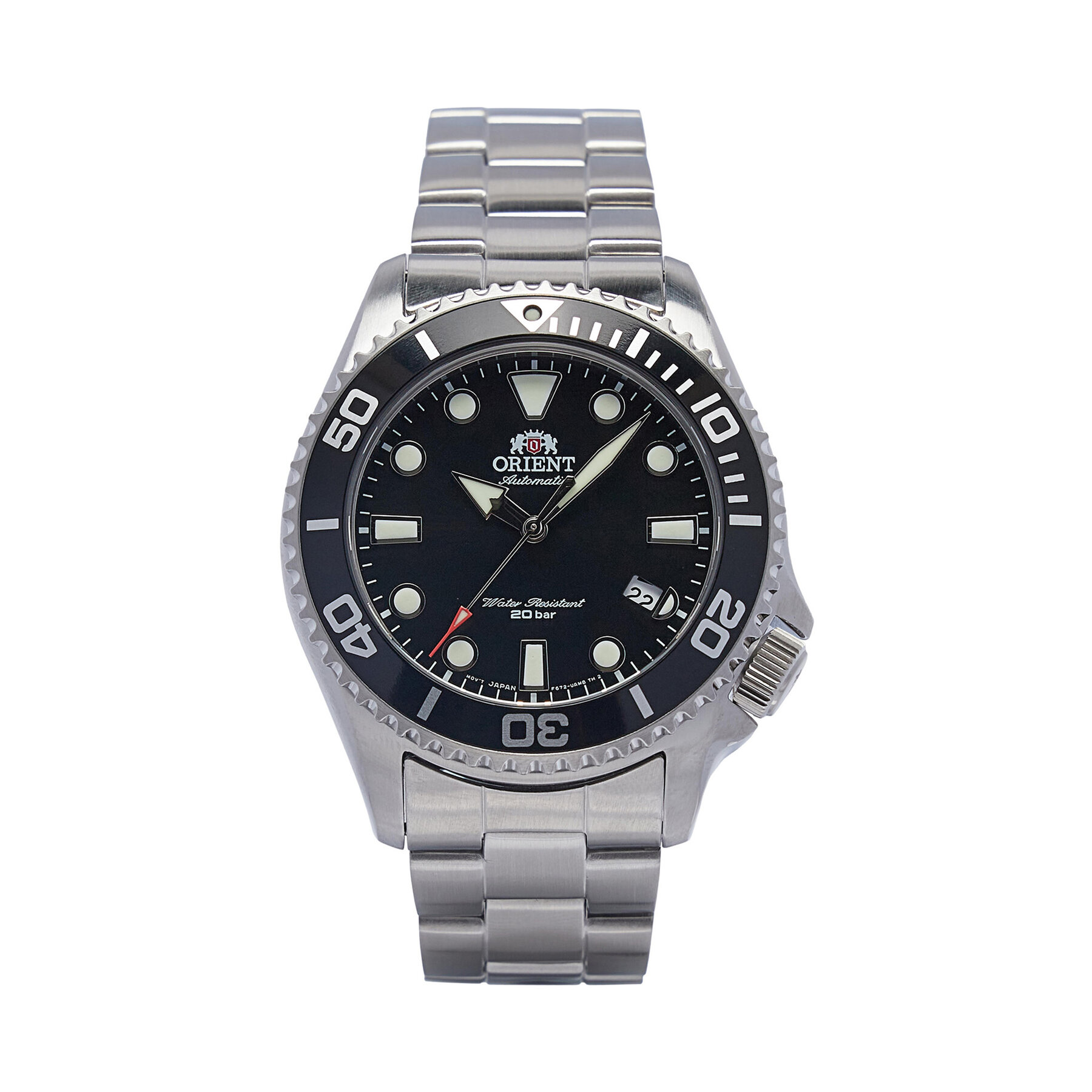 Ανδρικά Ρολόι Orient, Μέγεθος one size, Ασημί, RA-AC0K01B10B