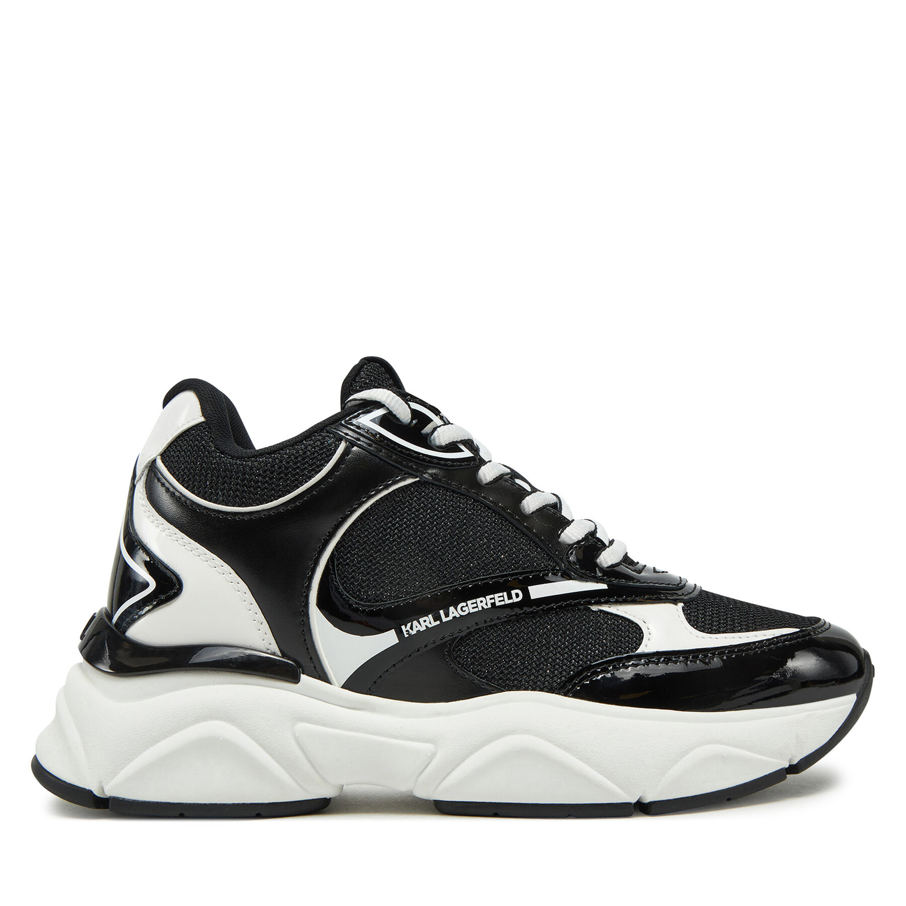 Sneakers KARL LAGERFELD Komet Wedge KL65724A Negru