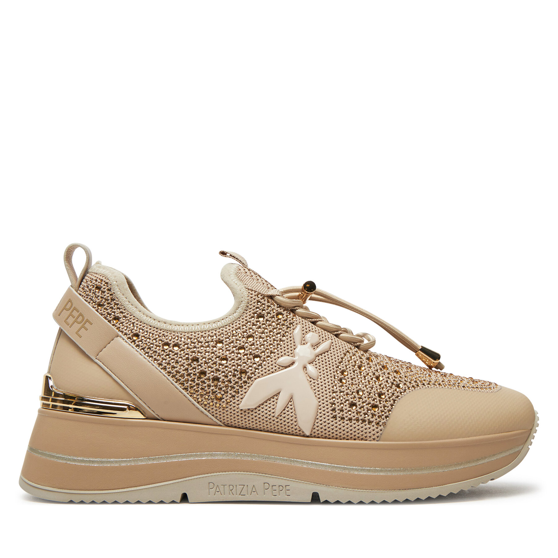 Unisex Sportcipő Patrizia Pepe, Méret: 35, Bézs, PJ863