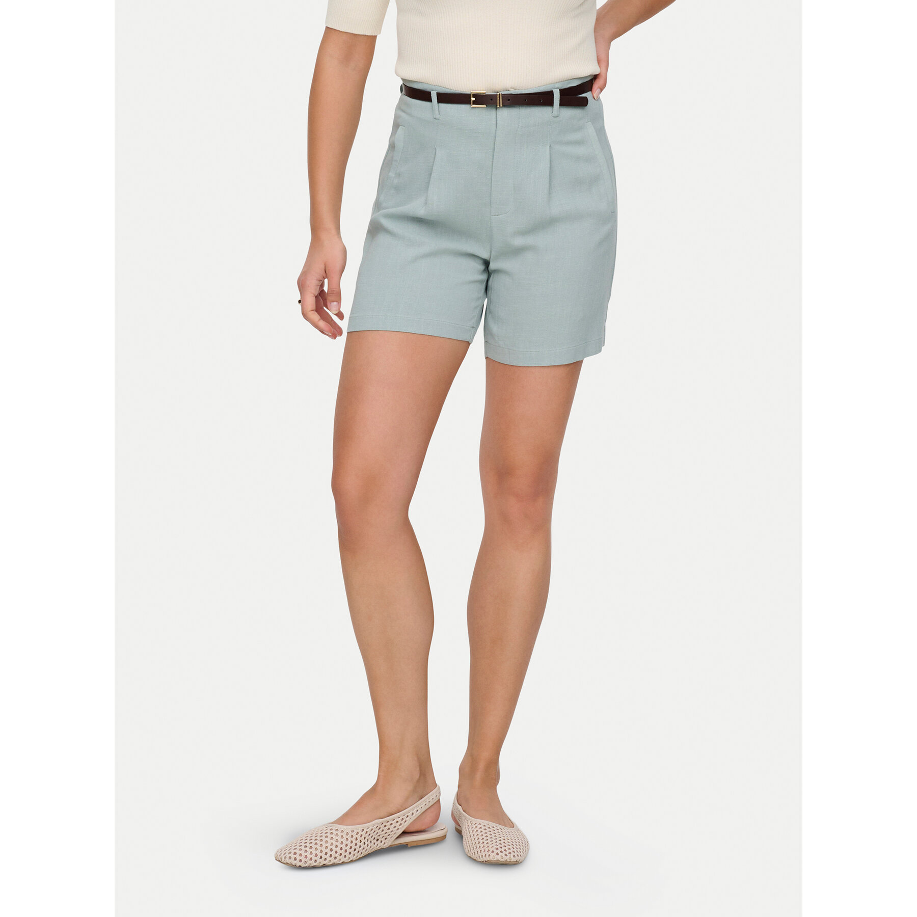 ONLY Stoffshorts Siesta 15367413 Türkisfarben Regular Fit