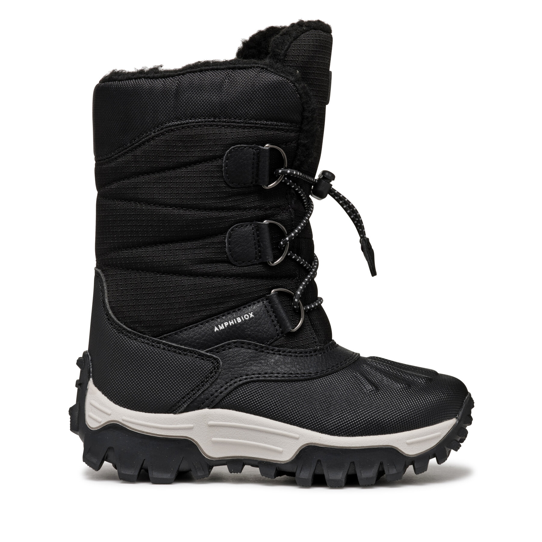 Bottes de neige Geox J Himalaya Boy B Abx J46FRA 0FU50 C9999 S Noir